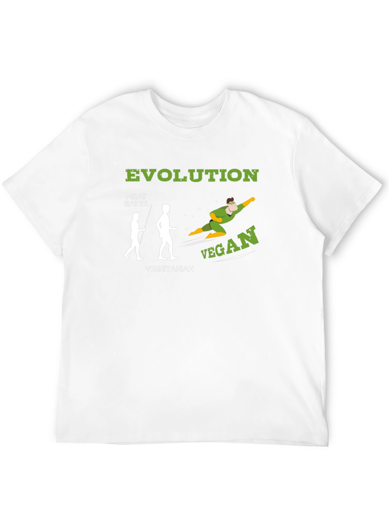 Vegan Evolution T-Shirt: Green Superfood Power!