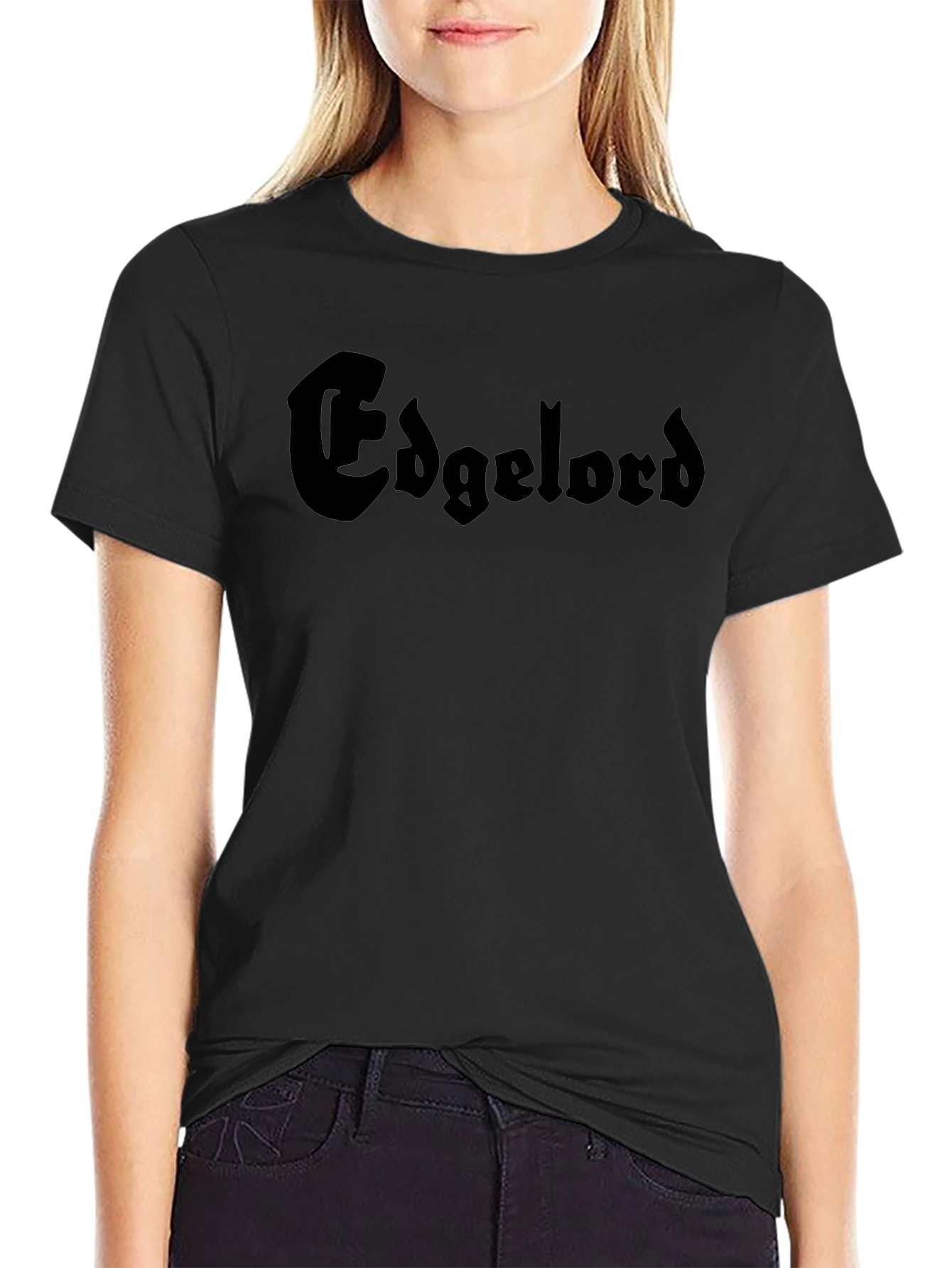 Edgelord Graphic Tee - Dark Humor Style