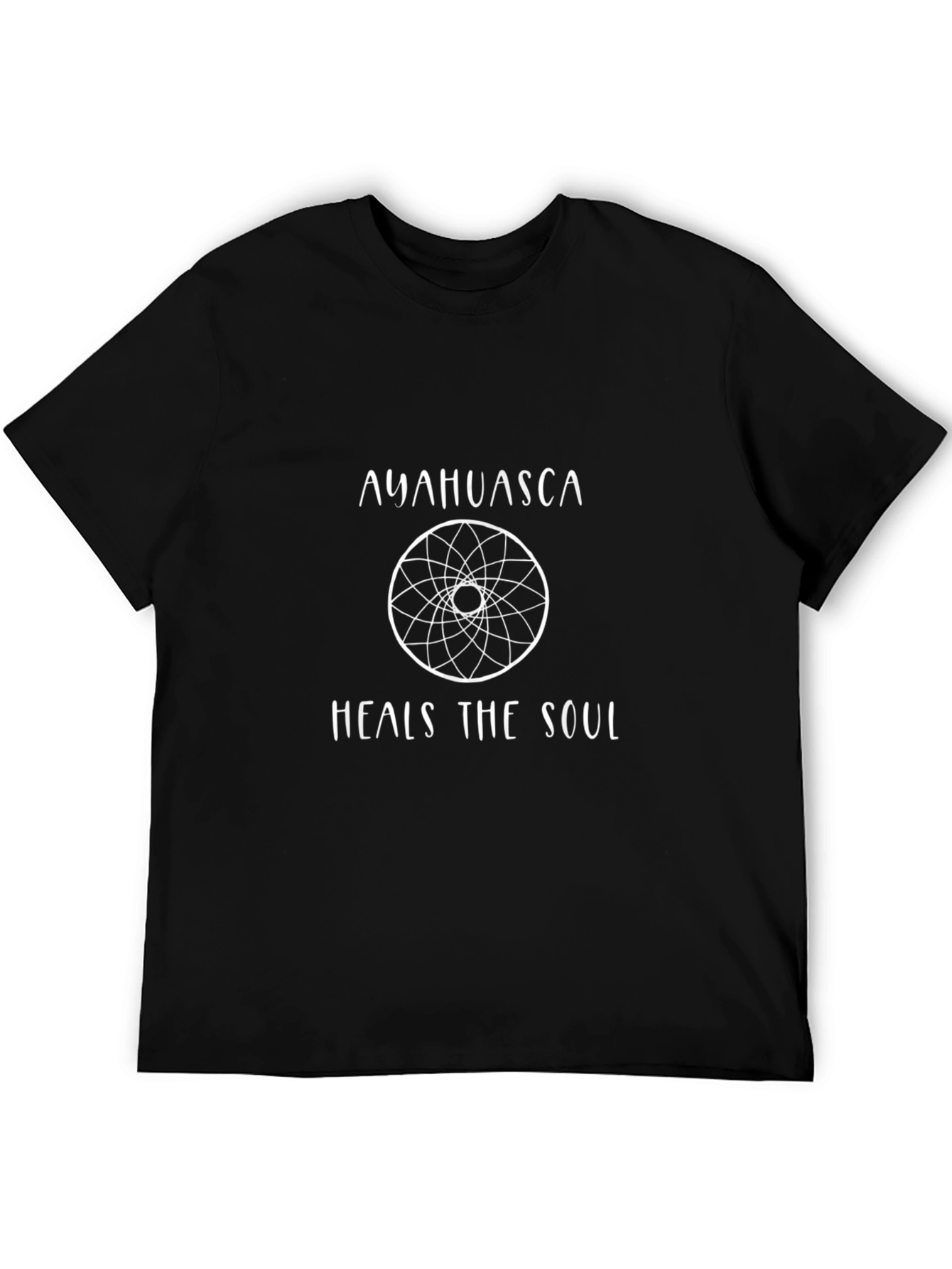 Ayahuasca Heals the Soul Black T-Shirt
