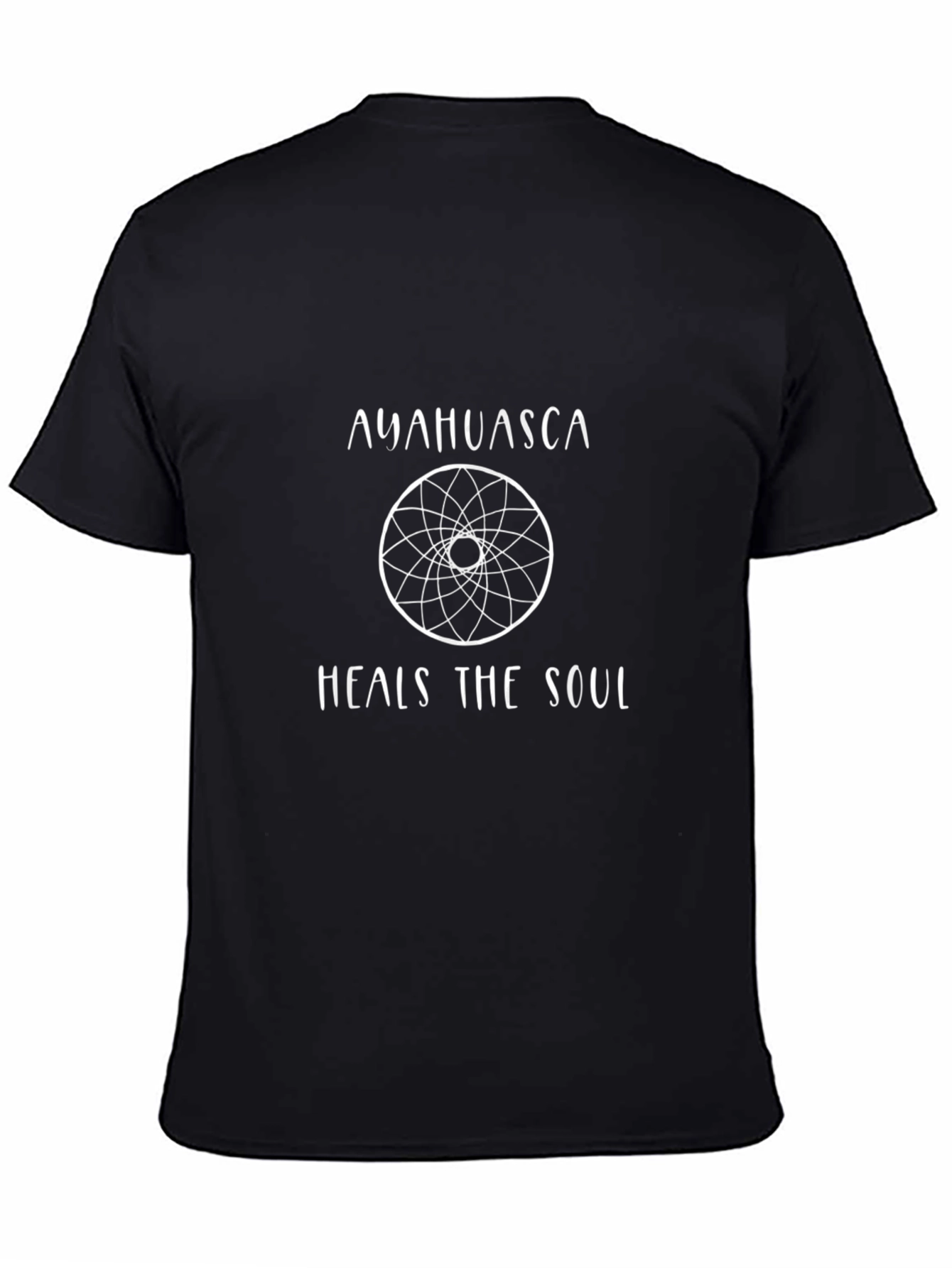 Ayahuasca Heals the Soul Black T-Shirt