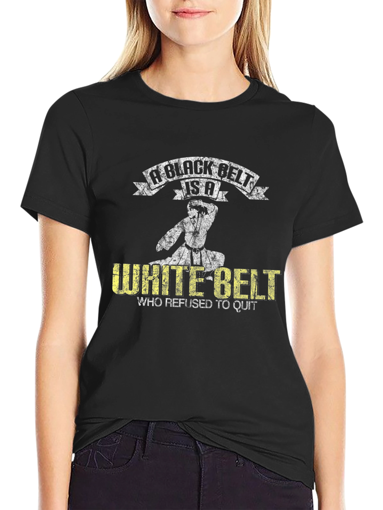 Black Belt White Belt T-Shirt