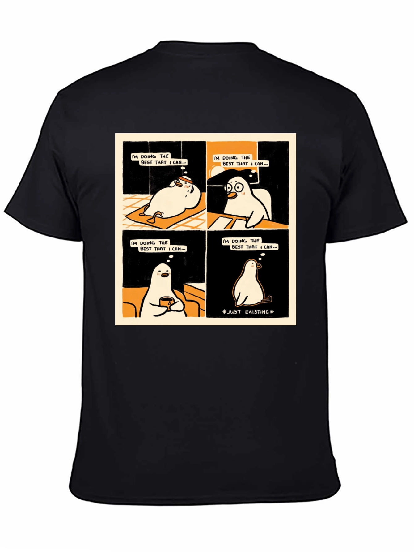 Existential Cartoon T-Shirt: Doing My Best