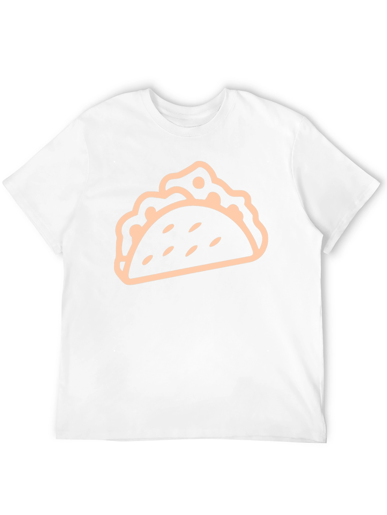 Taco Graphic Tee - Black Cotton Blend T-Shirt