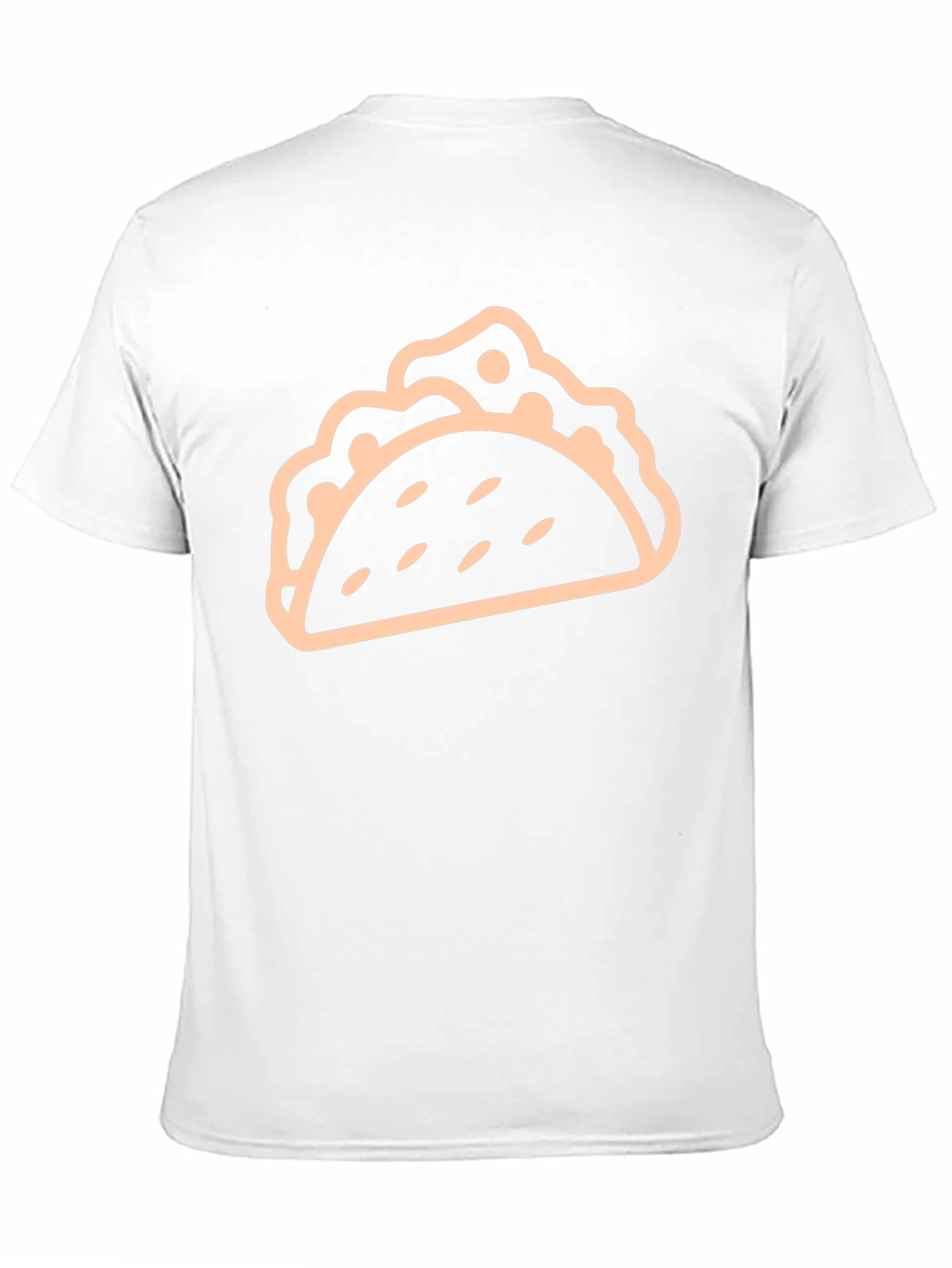 Taco Graphic Tee - Black Cotton Blend T-Shirt