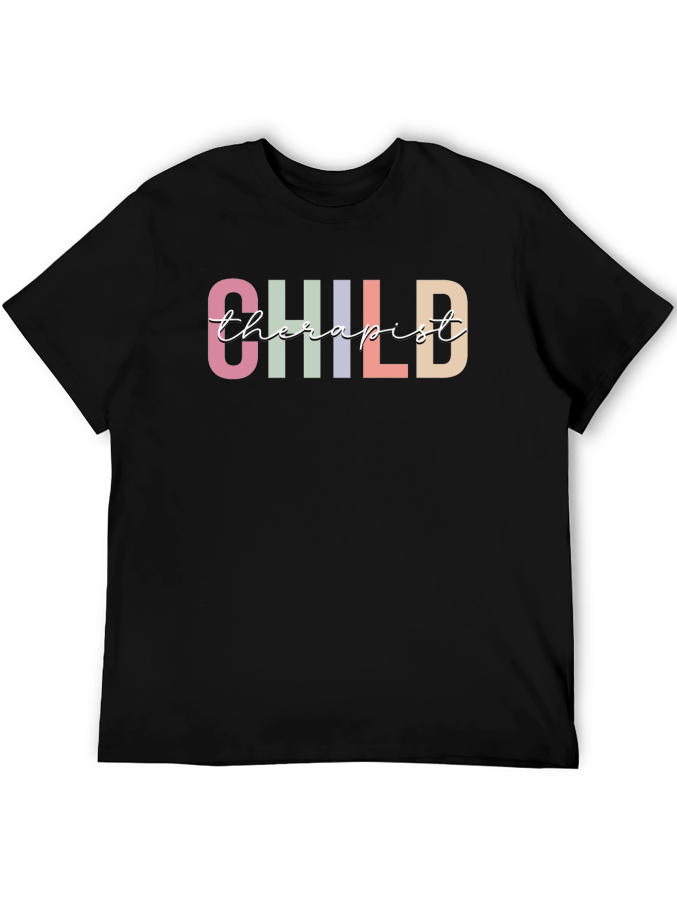 Child Therapist Graphic Tee - Soft Cotton Casual Top