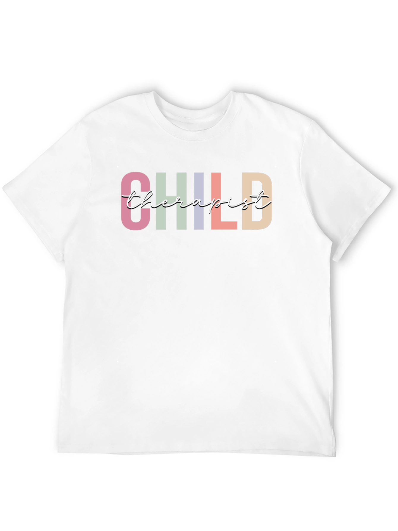 Child Therapist Graphic Tee - Soft Cotton Casual Top