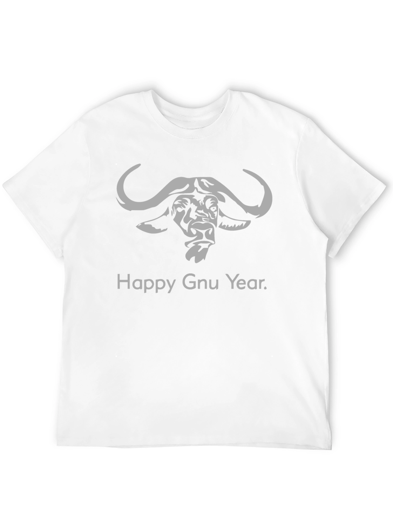 Happy GNU Year T-Shirt - Unique Graphic Tee