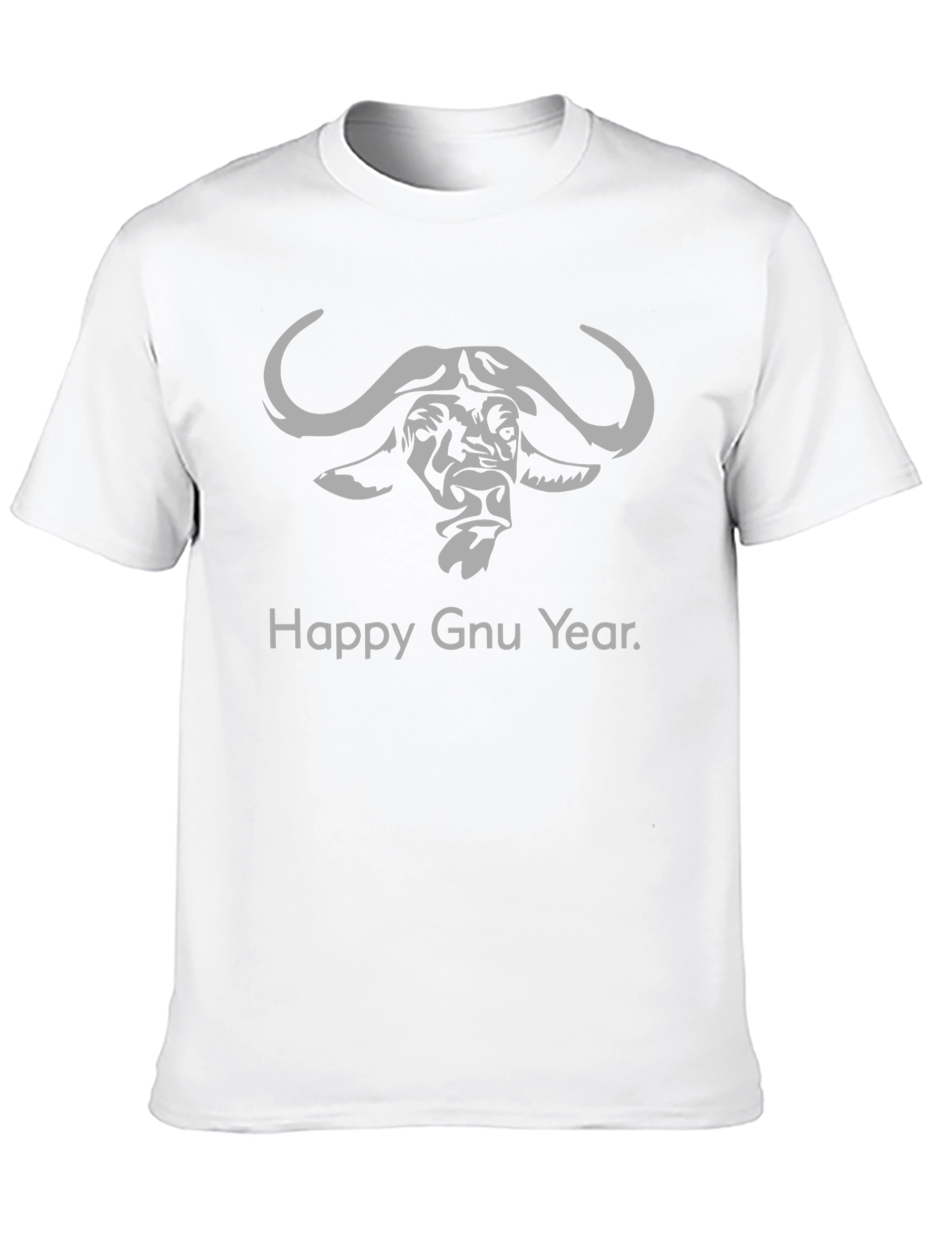 Happy GNU Year T-Shirt - Unique Graphic Tee