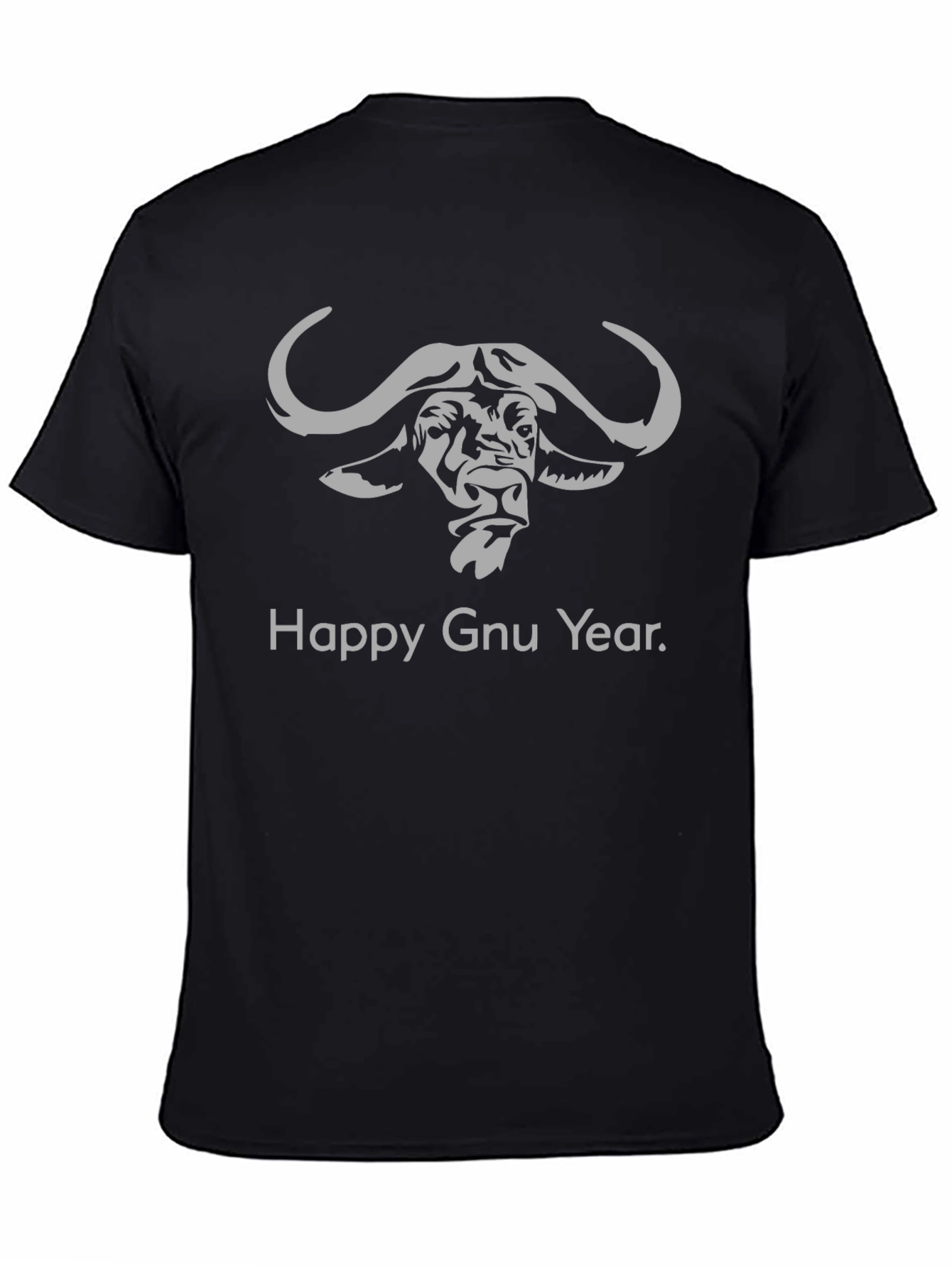 Happy GNU Year T-Shirt - Unique Graphic Tee