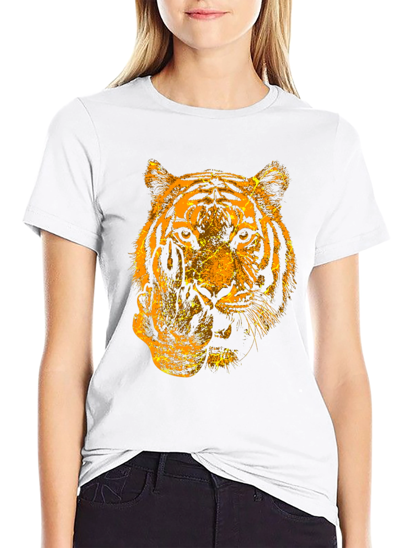 Tiger Graphic Tee - Bold Animal Print