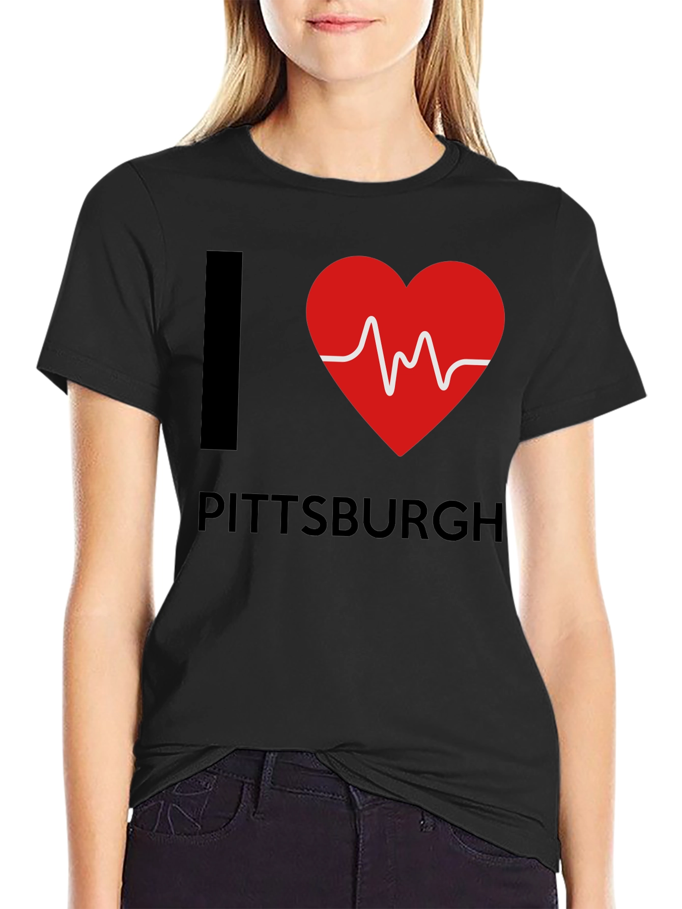I Heart Pittsburgh Graphic T-Shirt