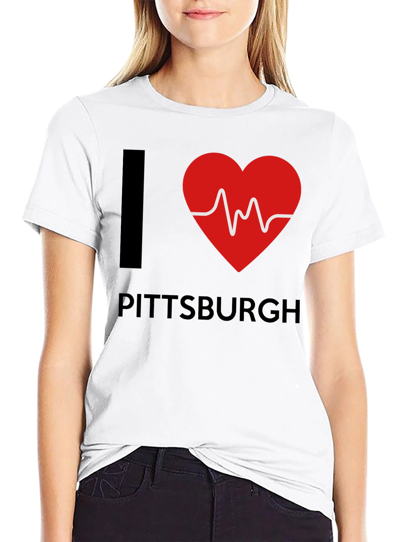 I Heart Pittsburgh Graphic T-Shirt