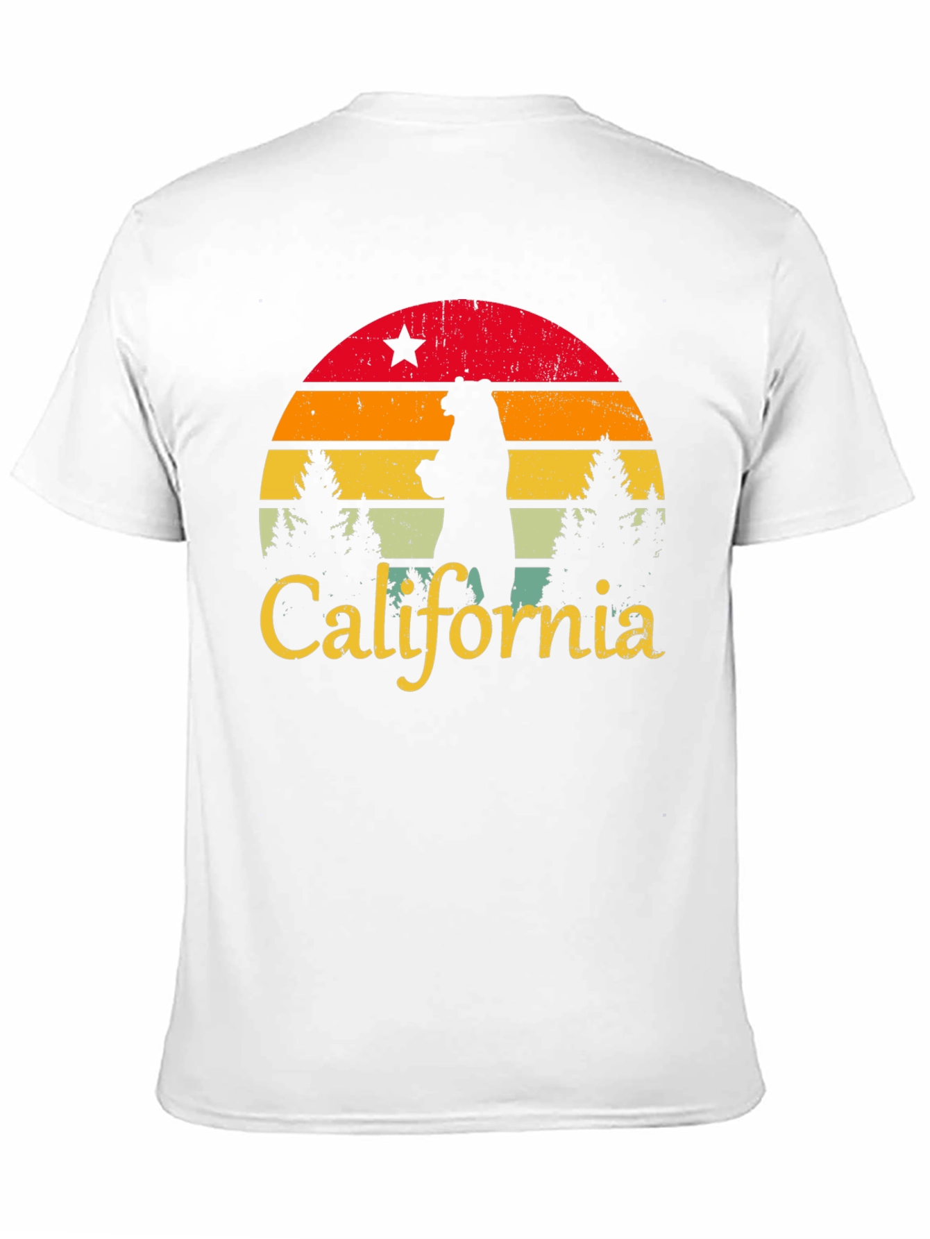 California Bear Sunset Graphic Tee