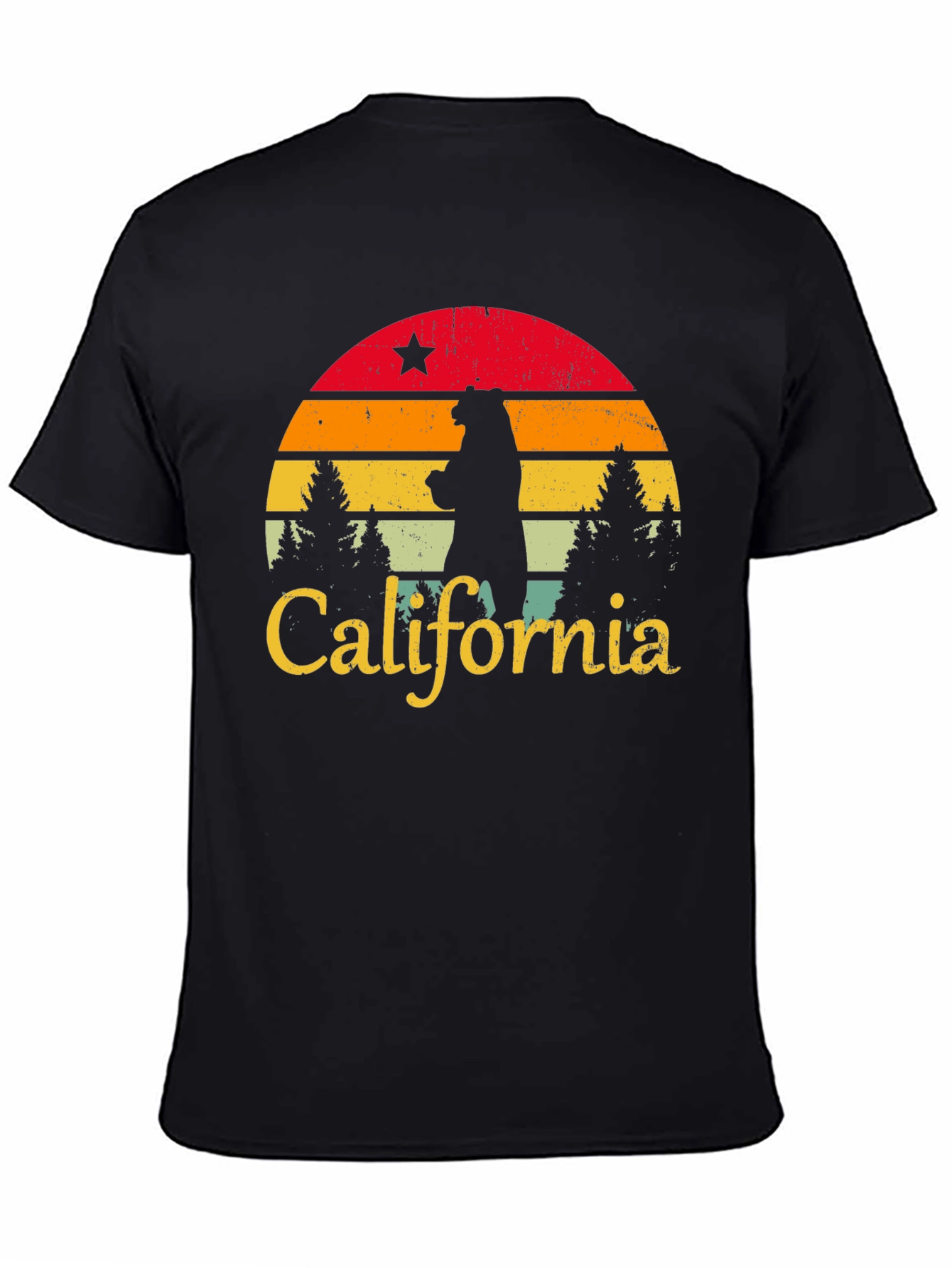 California Bear Sunset Graphic Tee