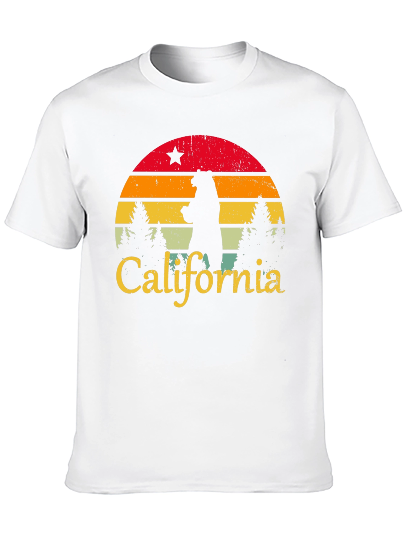 California Bear Sunset Graphic Tee