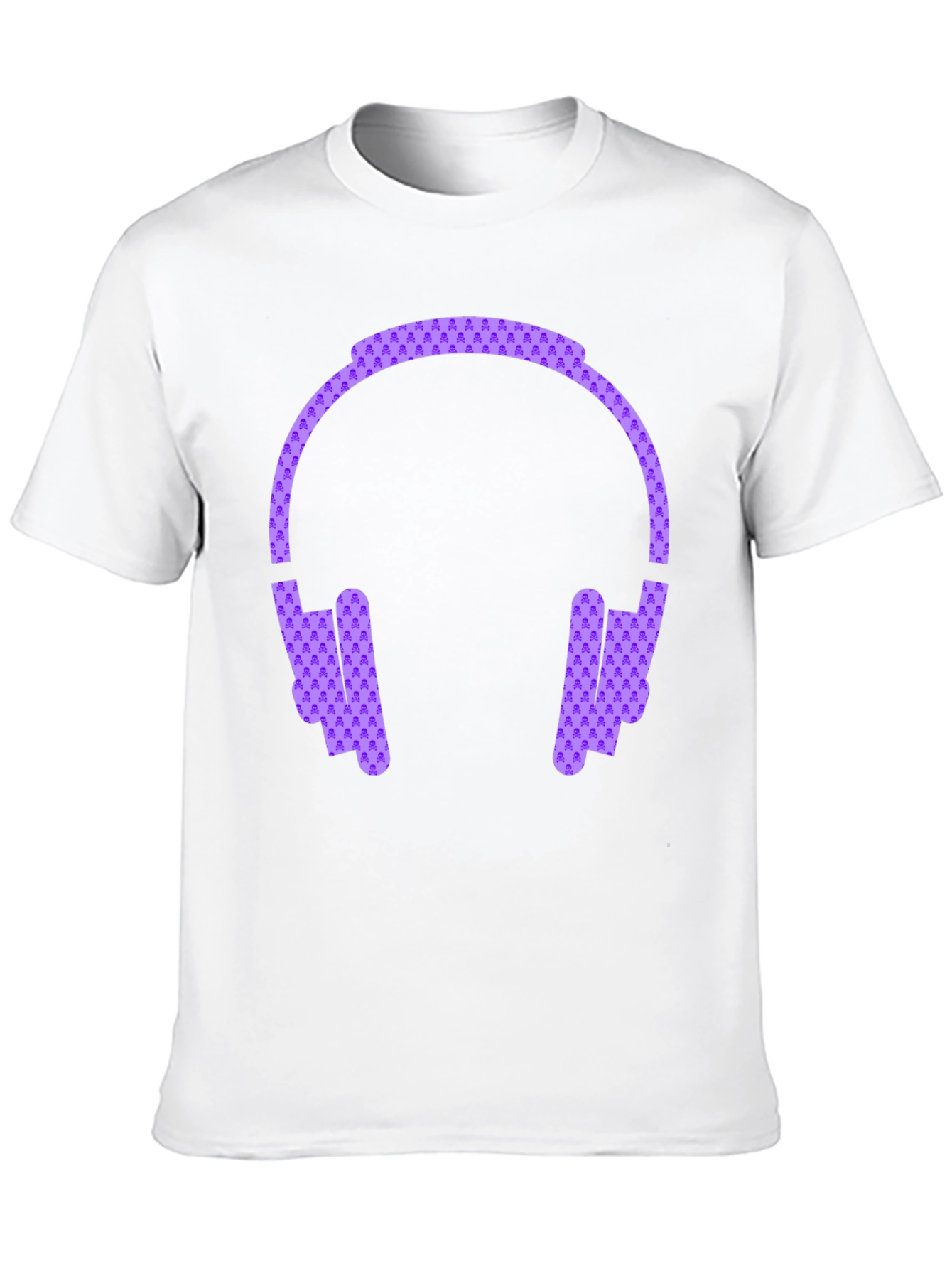 Headphone Graphic Black Tee