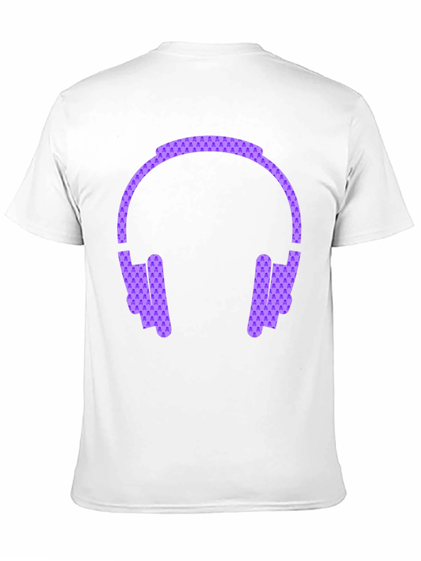 Headphone Graphic Black Tee