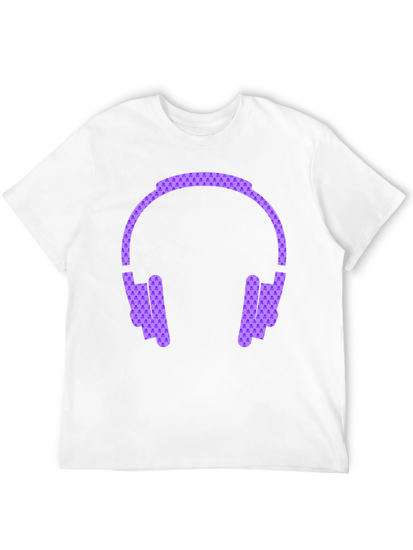 Headphone Graphic Black Tee