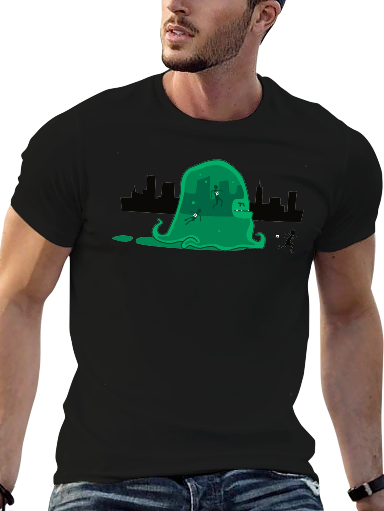 Monster Slime Black T-Shirt