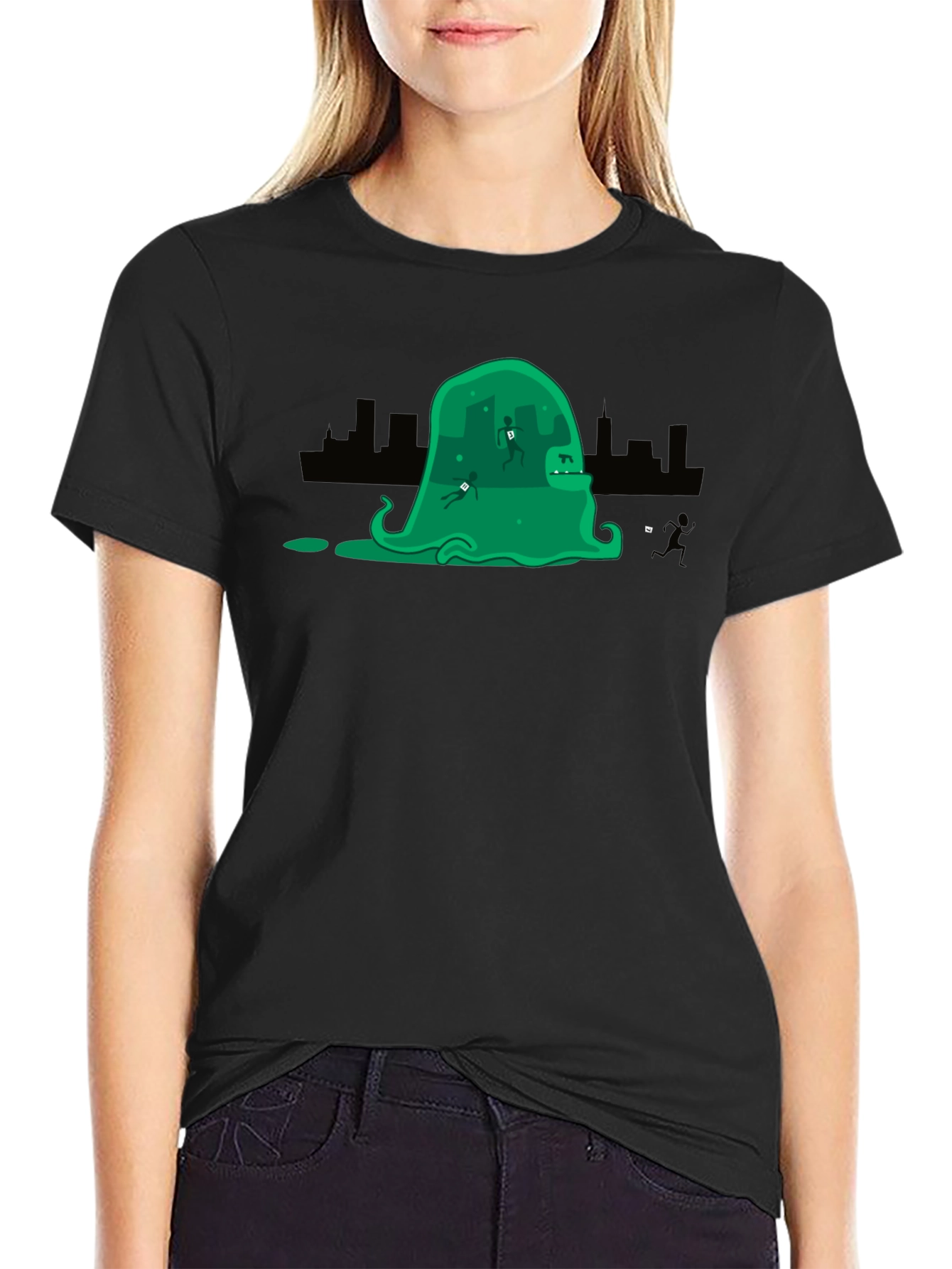 Monster Slime Black T-Shirt