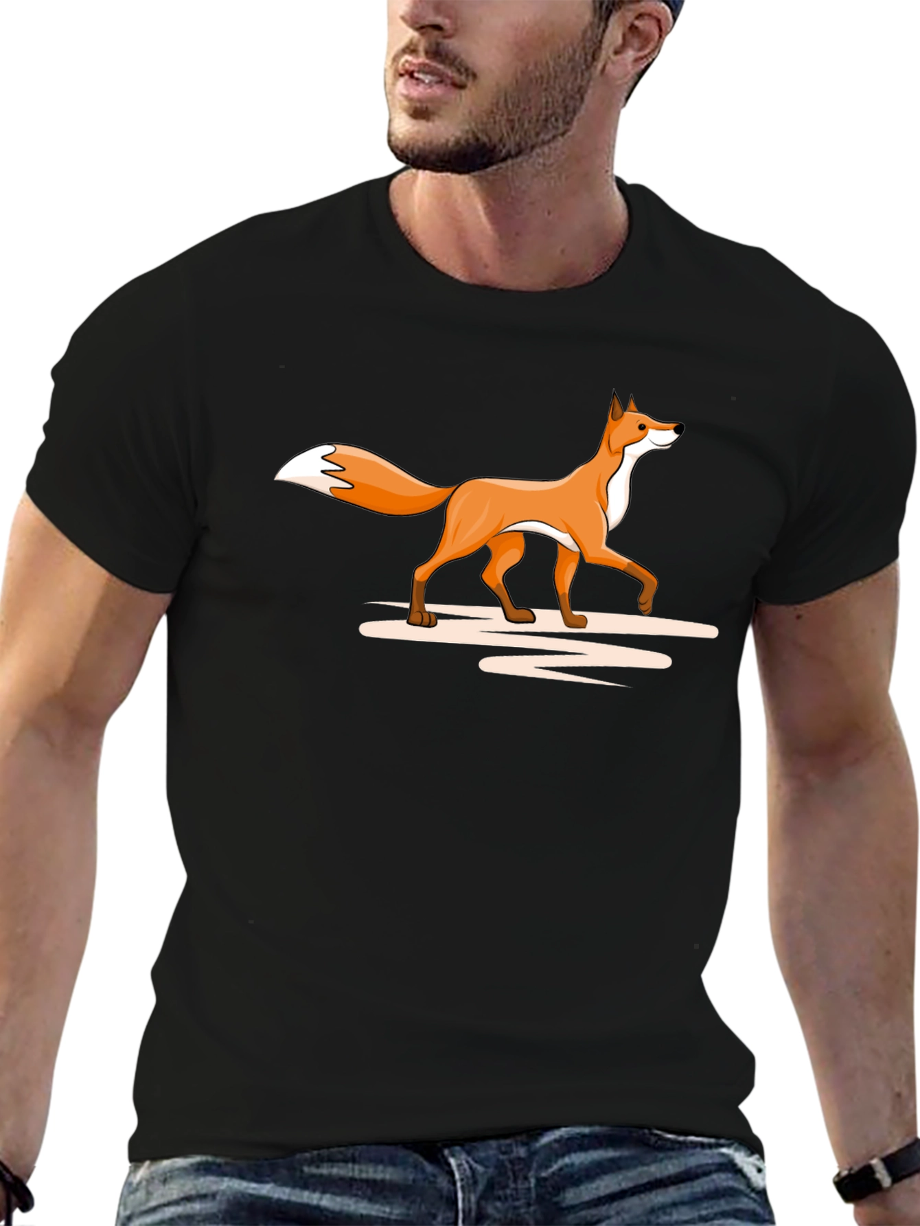 Fox Graphic Black T-Shirt