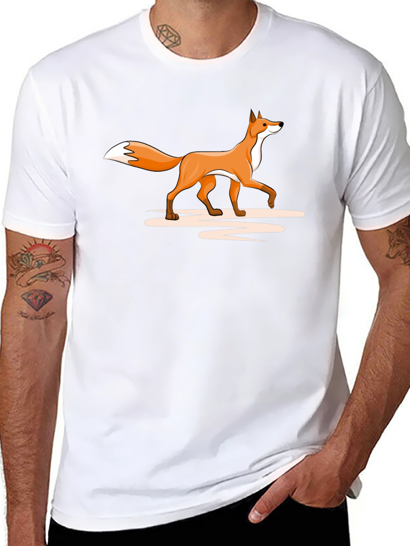 Fox Graphic Black T-Shirt