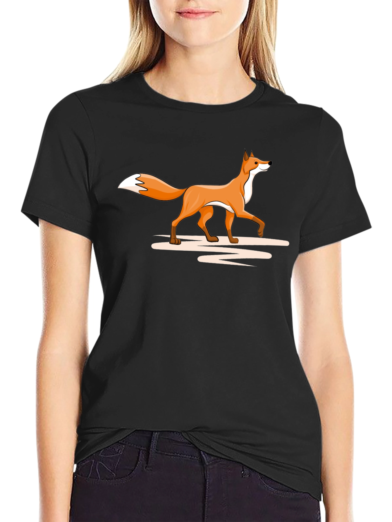 Fox Graphic Black T-Shirt
