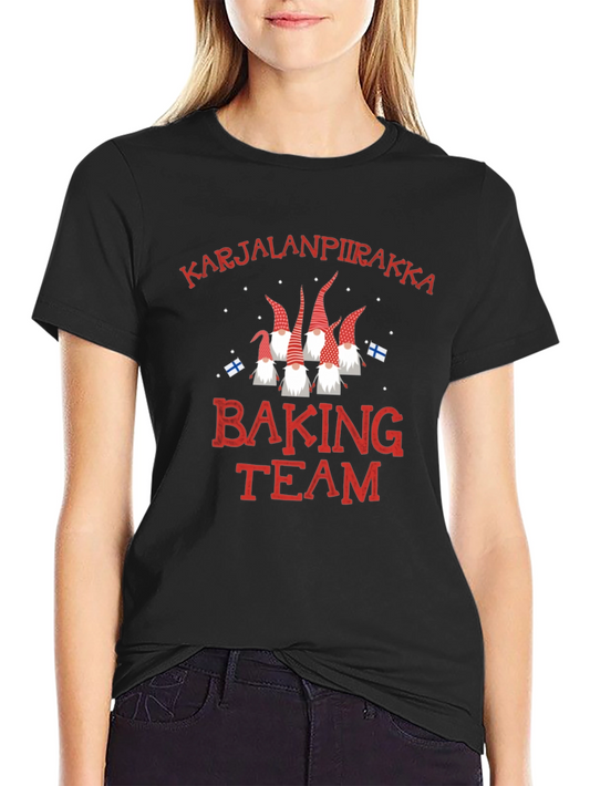Karjalanpiirakka Baking Team T-Shirt