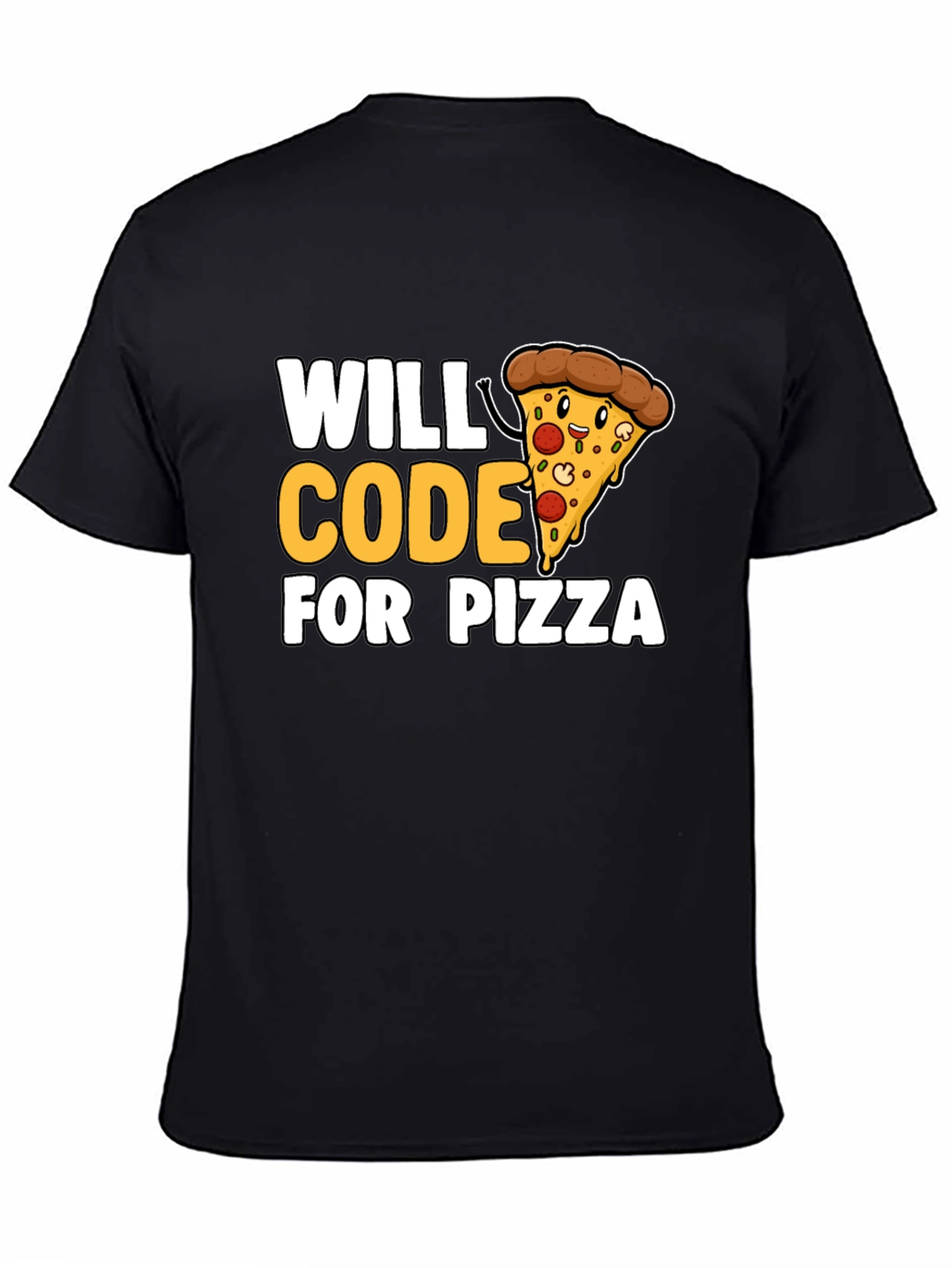 Will Code for Pizza Graphic Tee