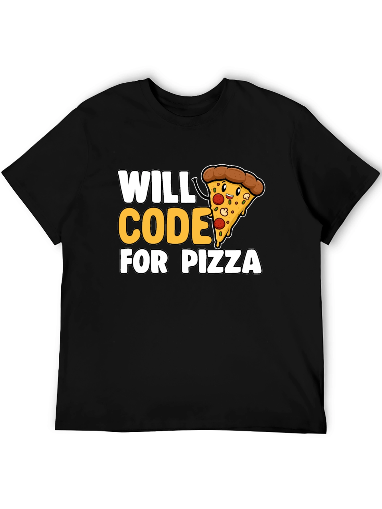 Will Code for Pizza Graphic Tee