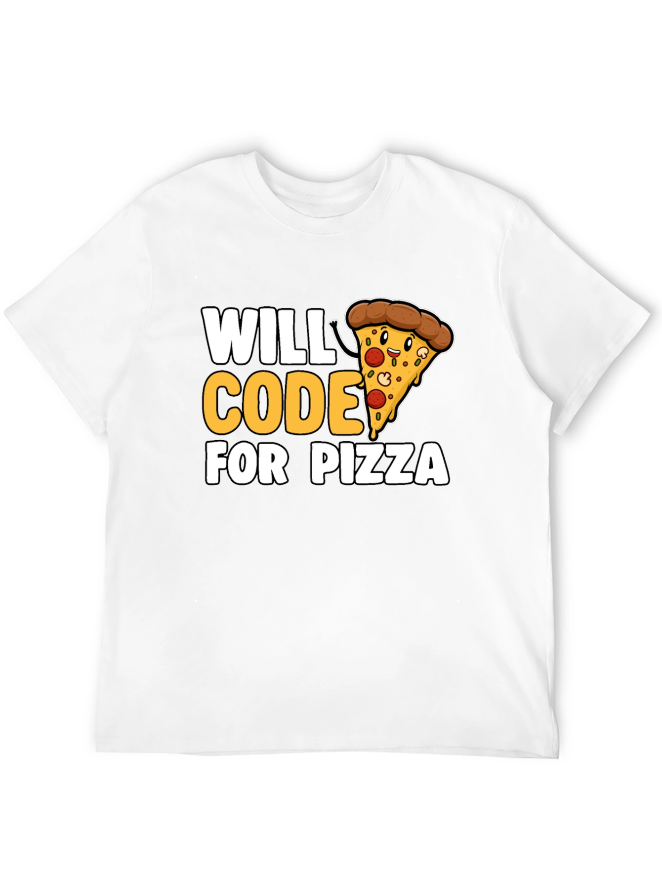 Will Code for Pizza Graphic Tee