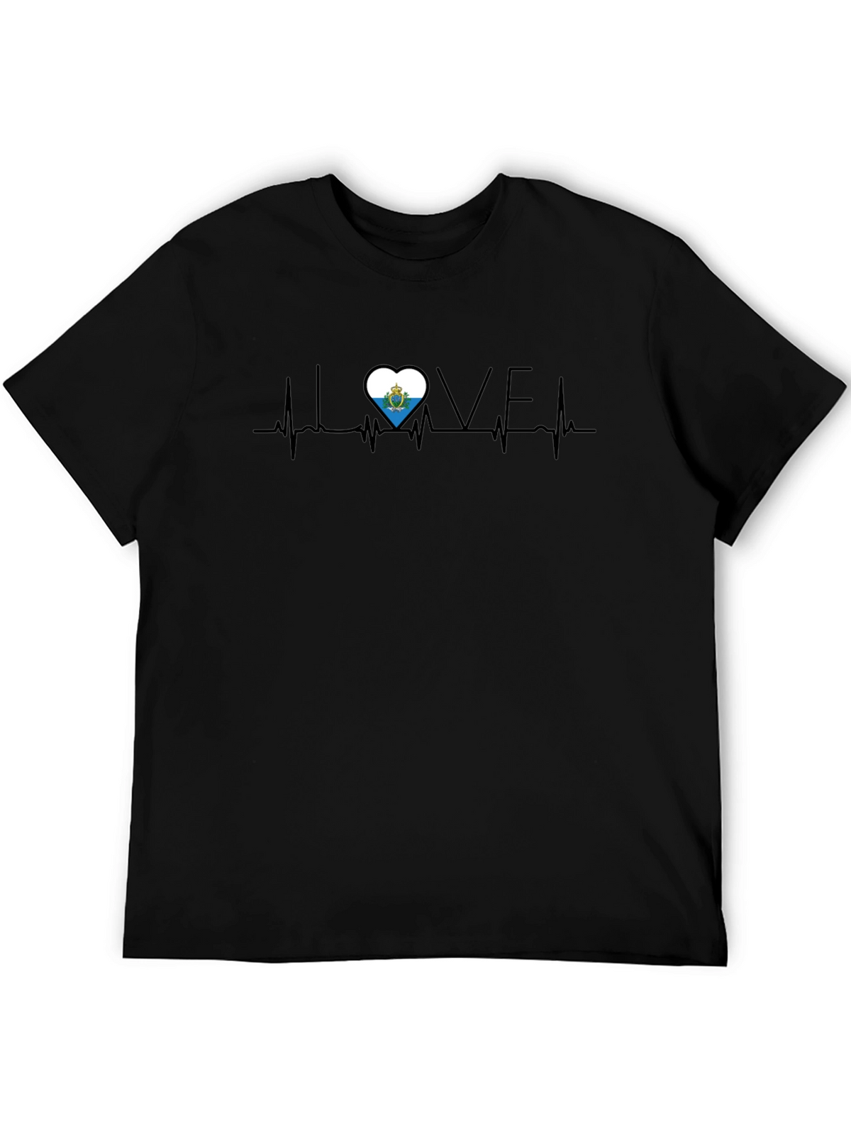 I Love San Marino Heartbeat T-Shirt