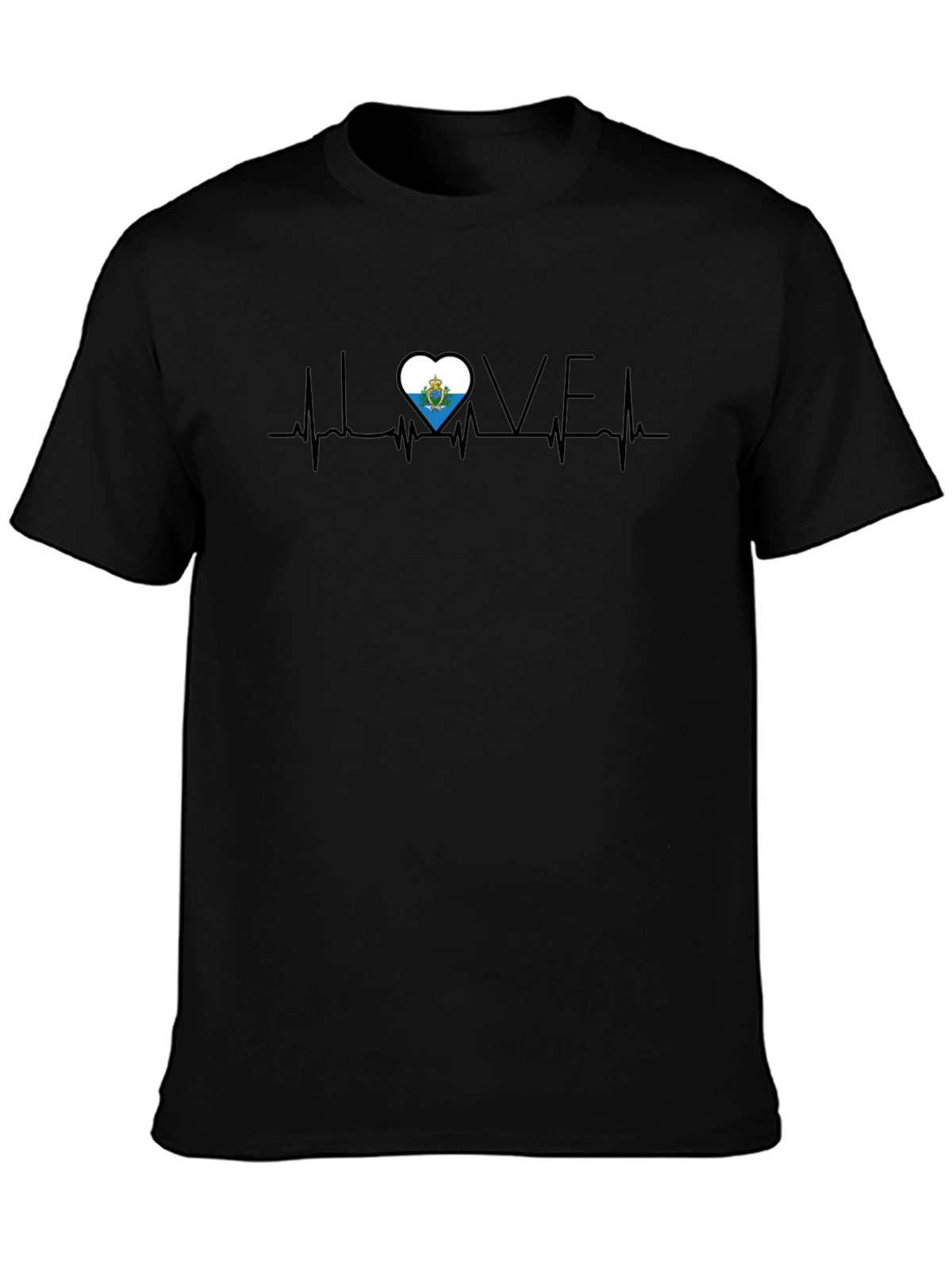 I Love San Marino Heartbeat T-Shirt