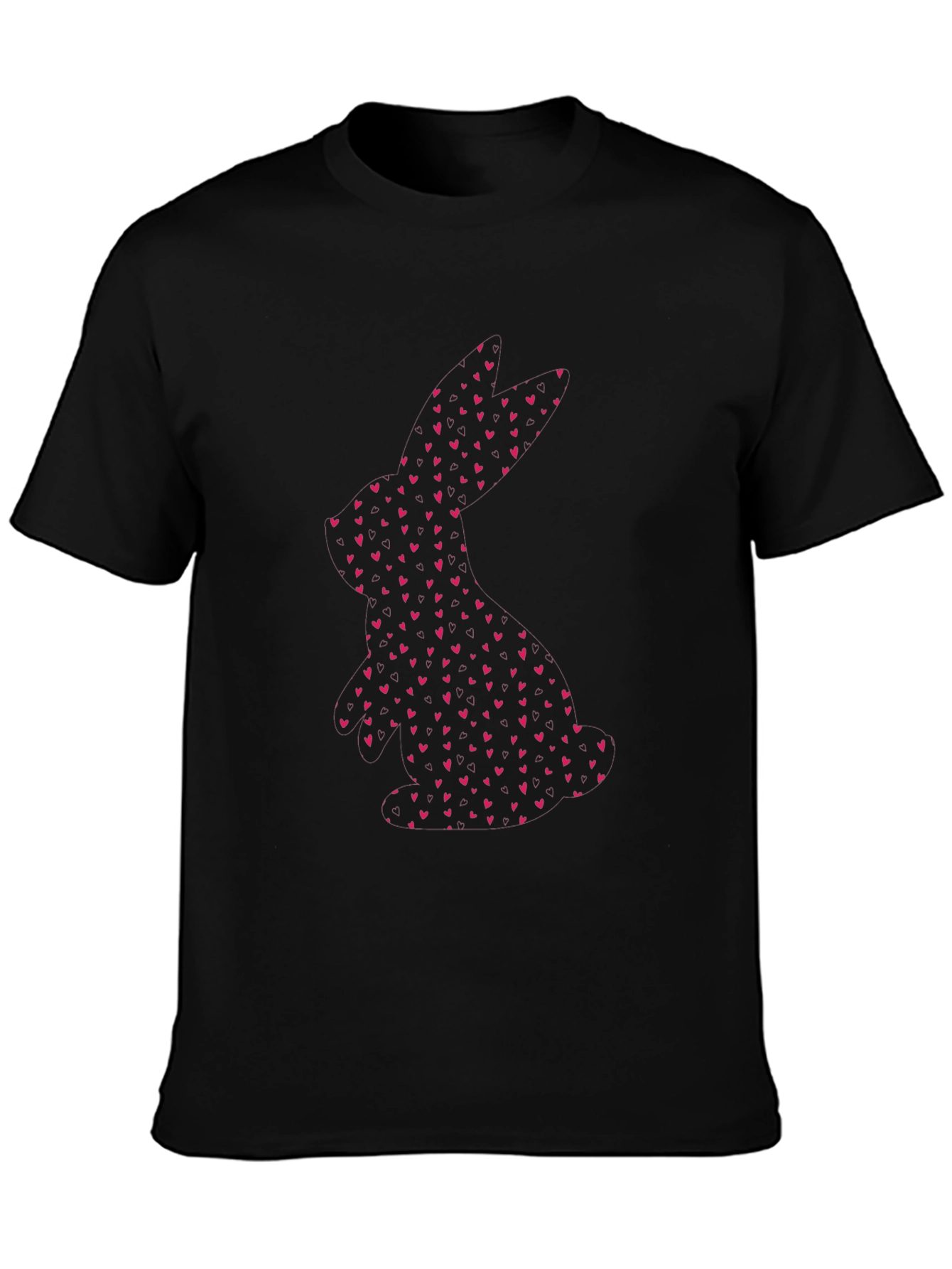 Heart Bunny Tee - Cute Graphic T-Shirt