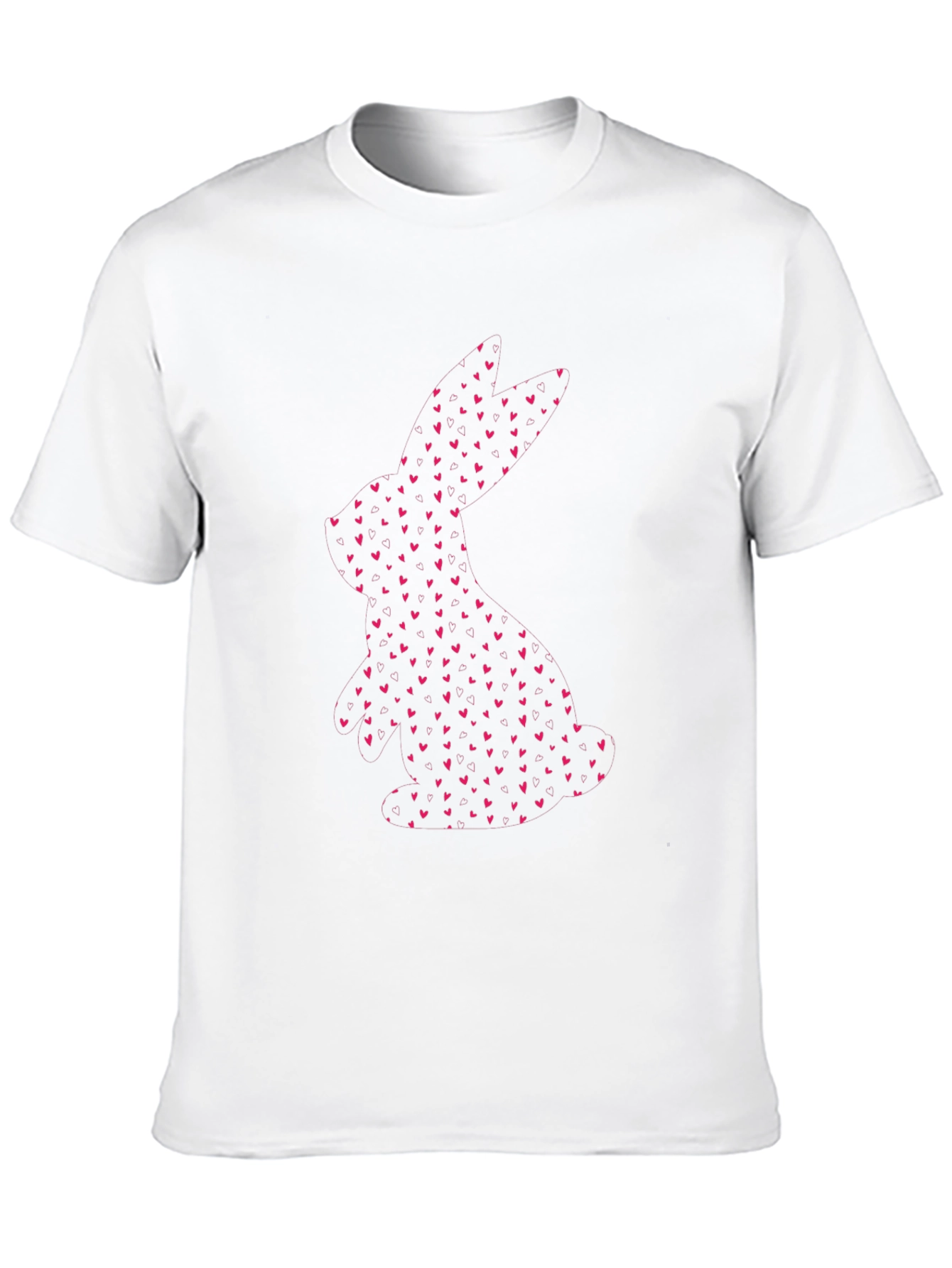 Heart Bunny Tee - Cute Graphic T-Shirt