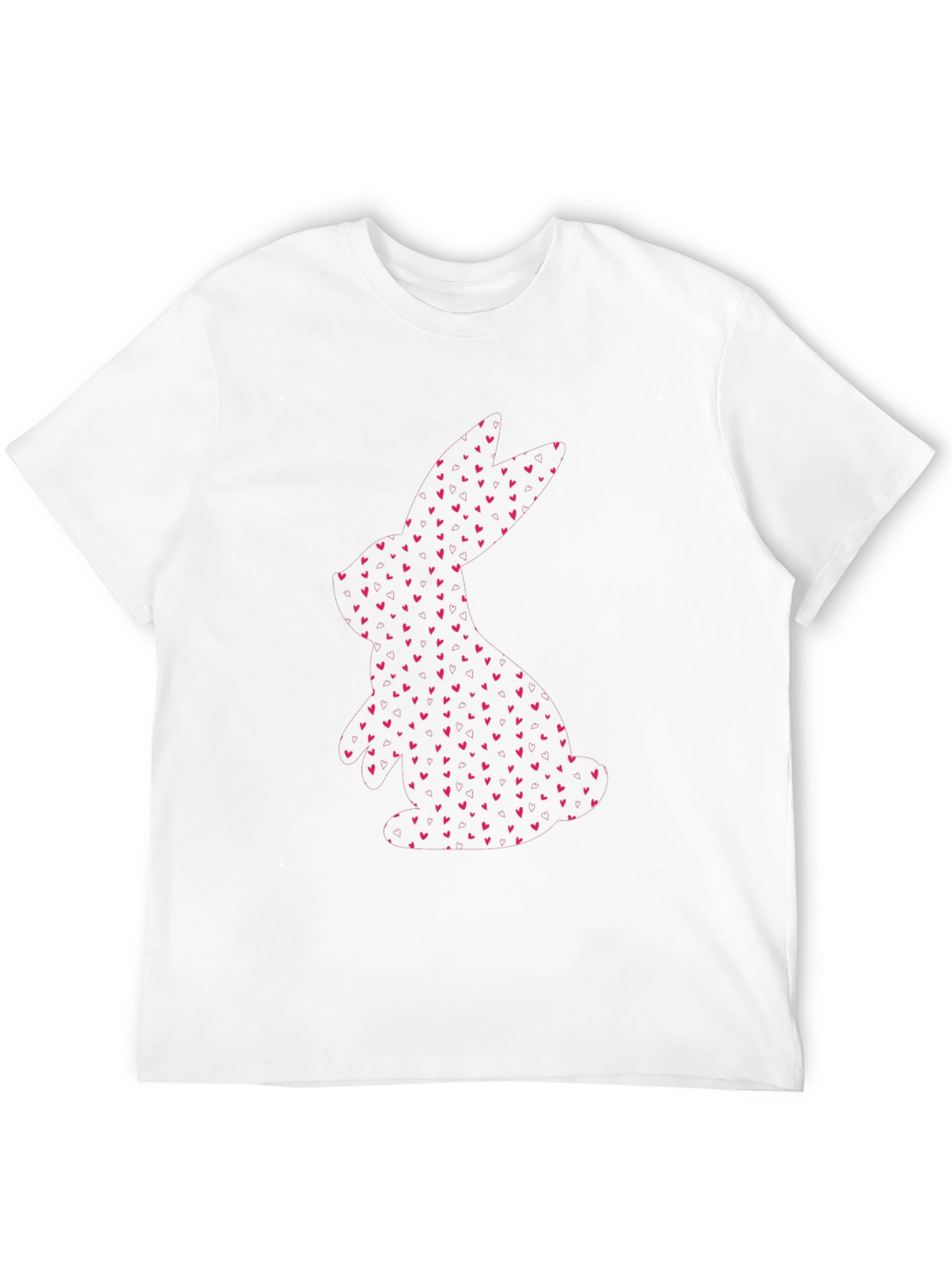 Heart Bunny Tee - Cute Graphic T-Shirt