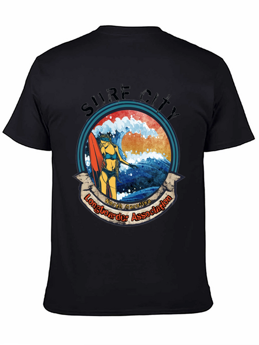 Surf City Longboarder T-Shirt