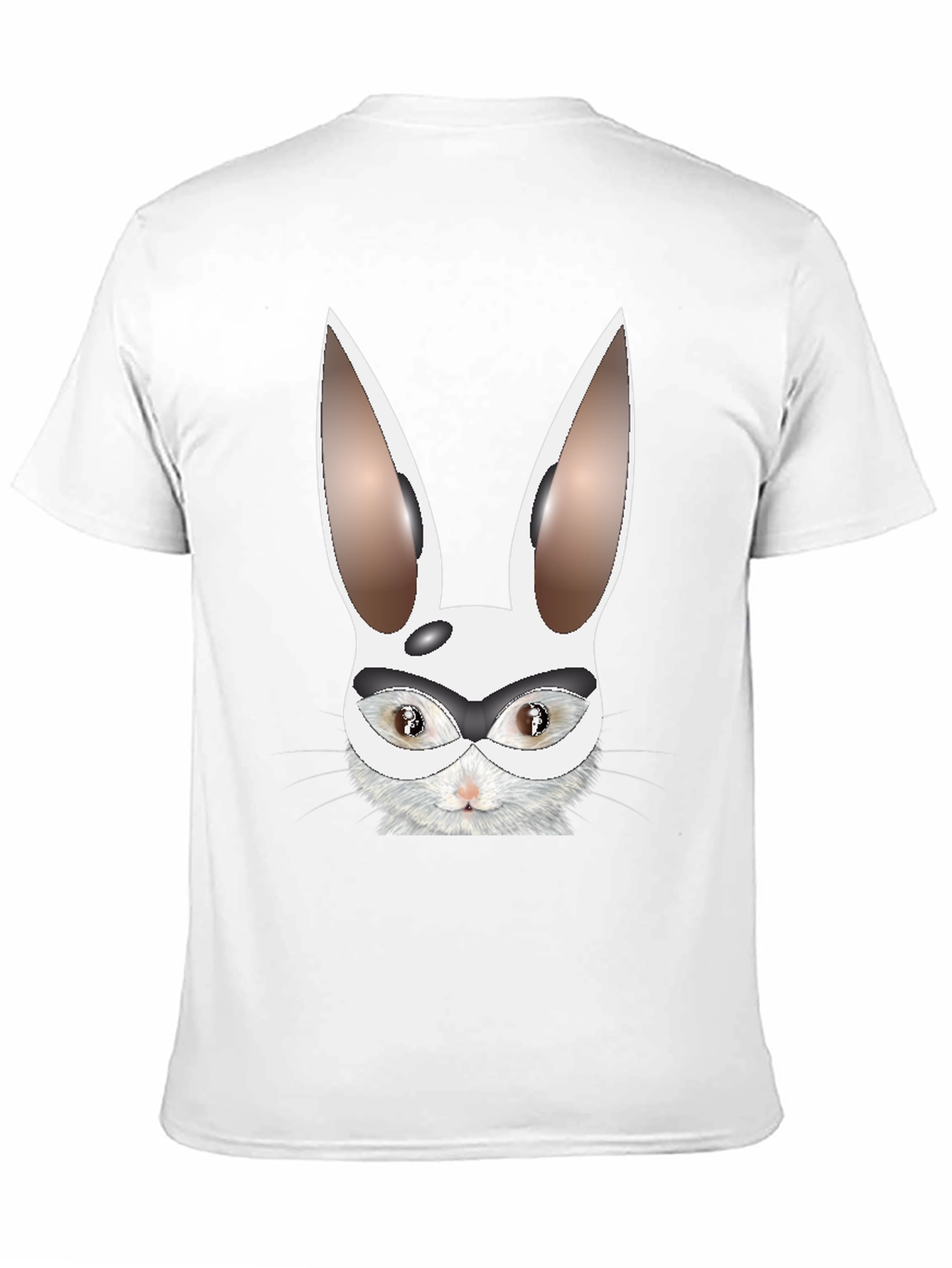 Funny Rabbit Mask T-Shirt - Unisex
