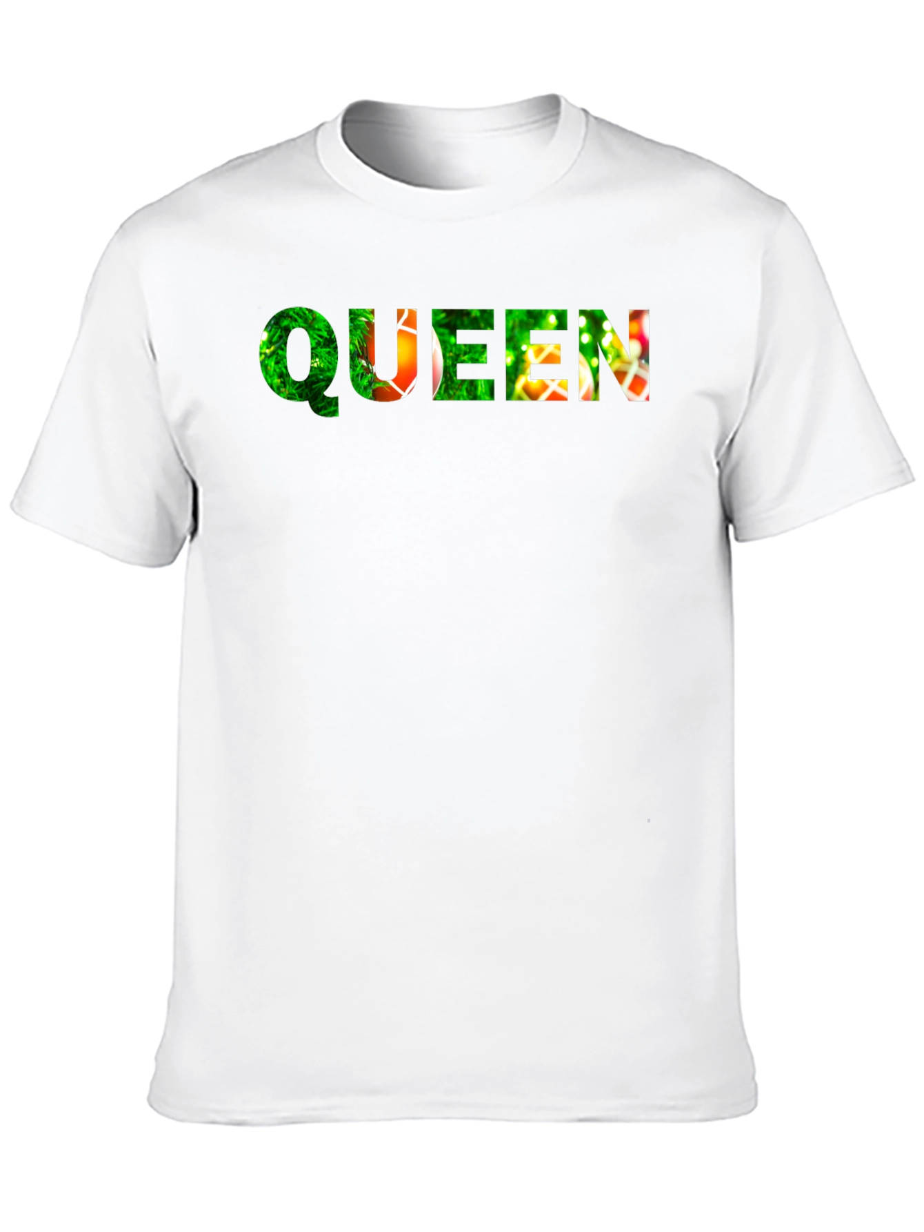Queen Christmas Tree Fill T-Shirt