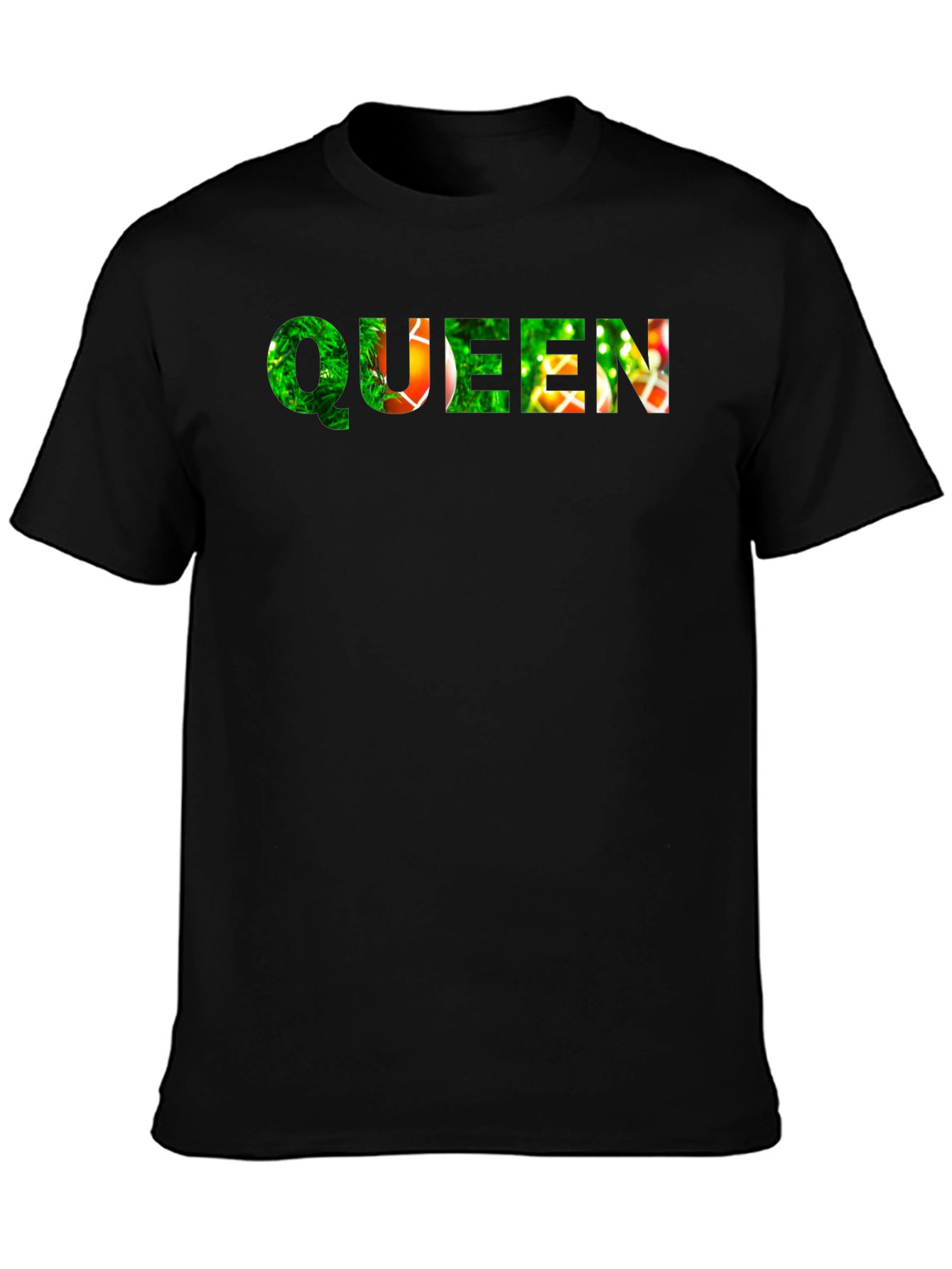 Queen Christmas Tree Fill T-Shirt