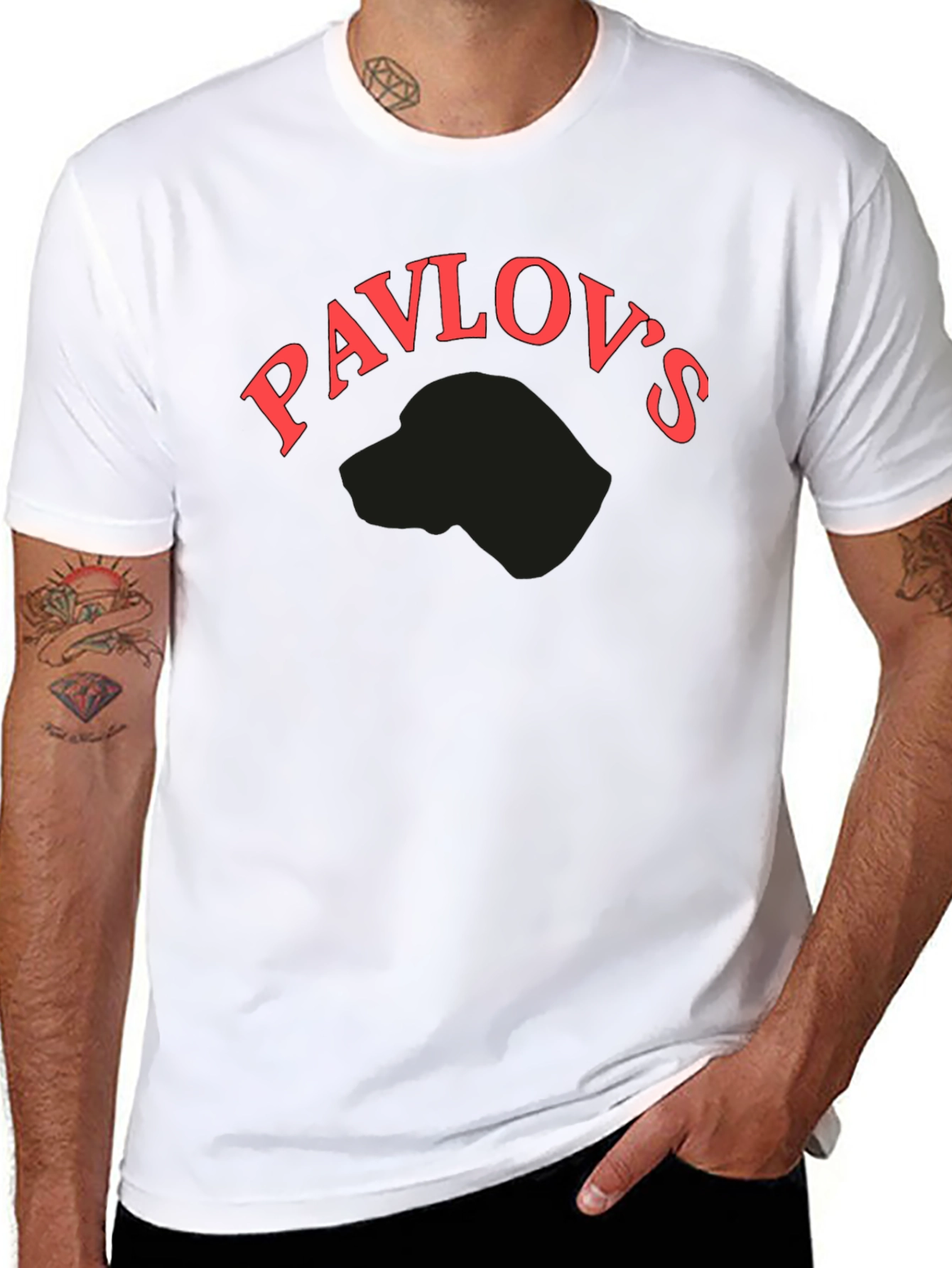 Pavlovs Dog Black T-Shirt