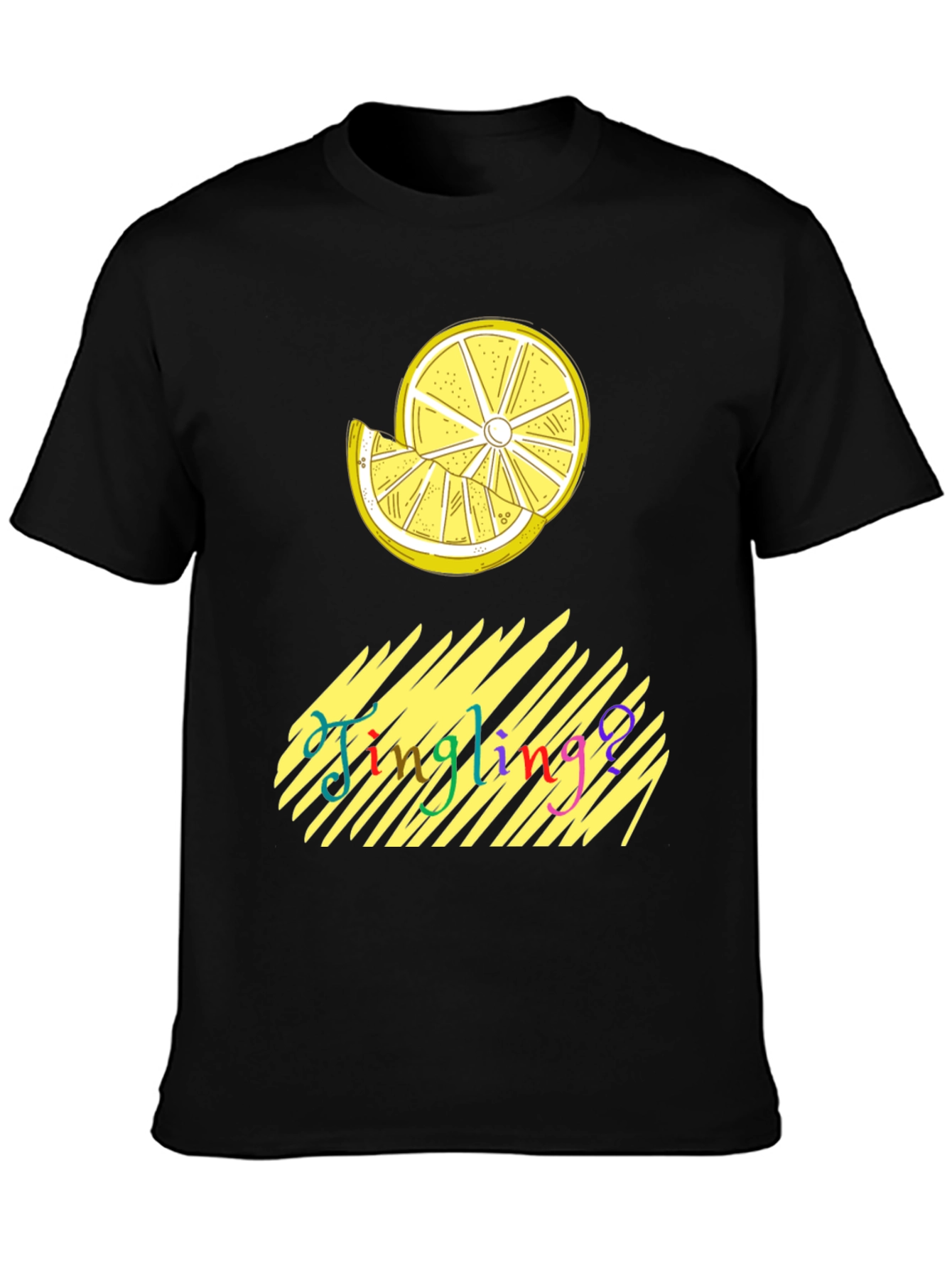 Jingling Lemon Graphic Tee - Soft Cotton
