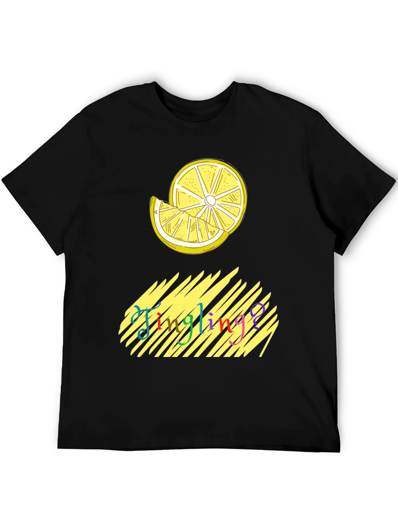 Jingling Lemon Graphic Tee - Soft Cotton