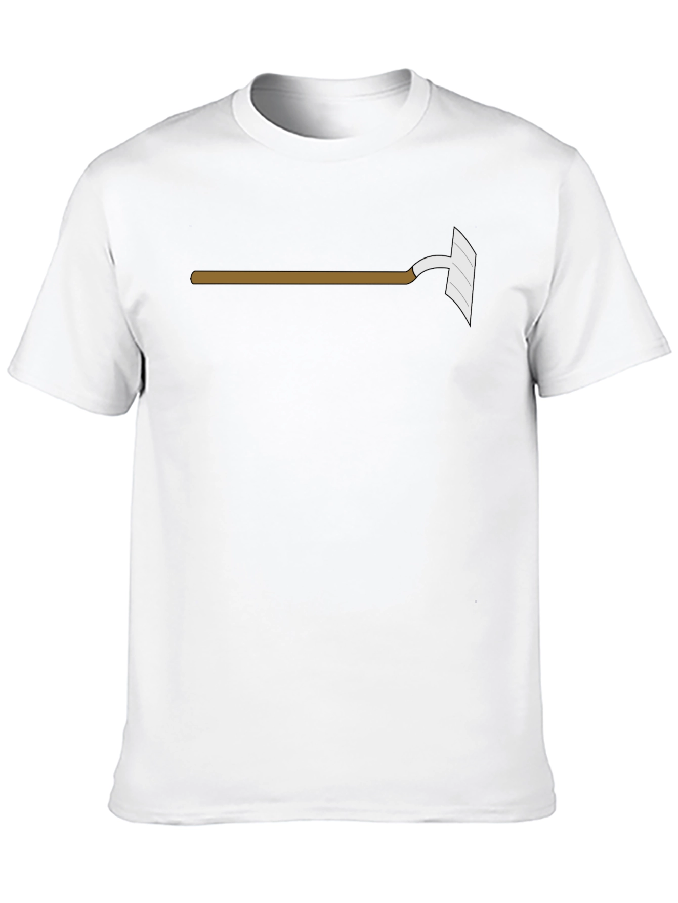 Novelty Scythe Graphic Tee - Black Cotton Blend T-Shirt