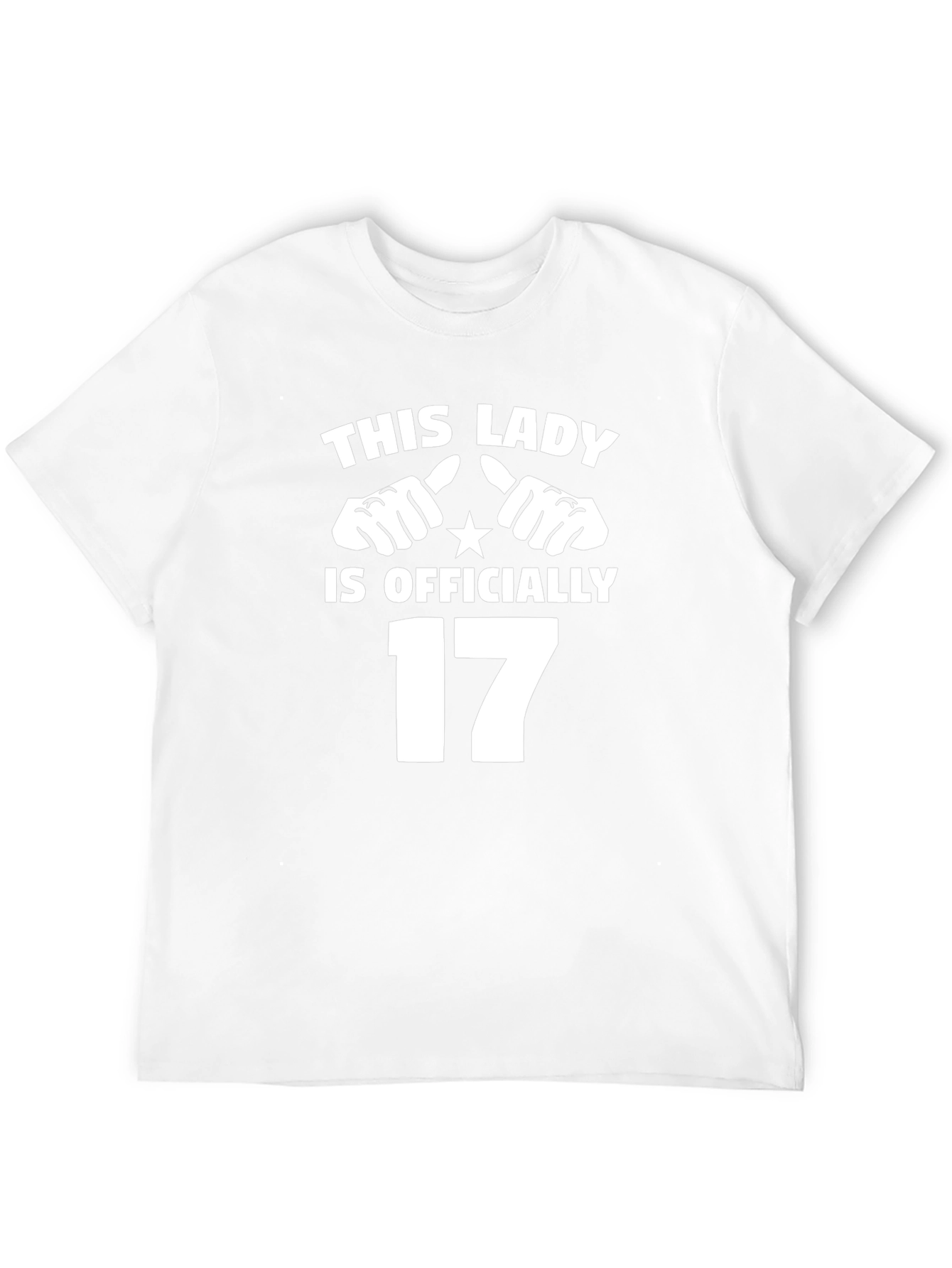 This Lady is Officially 17 Black T-Shirt
