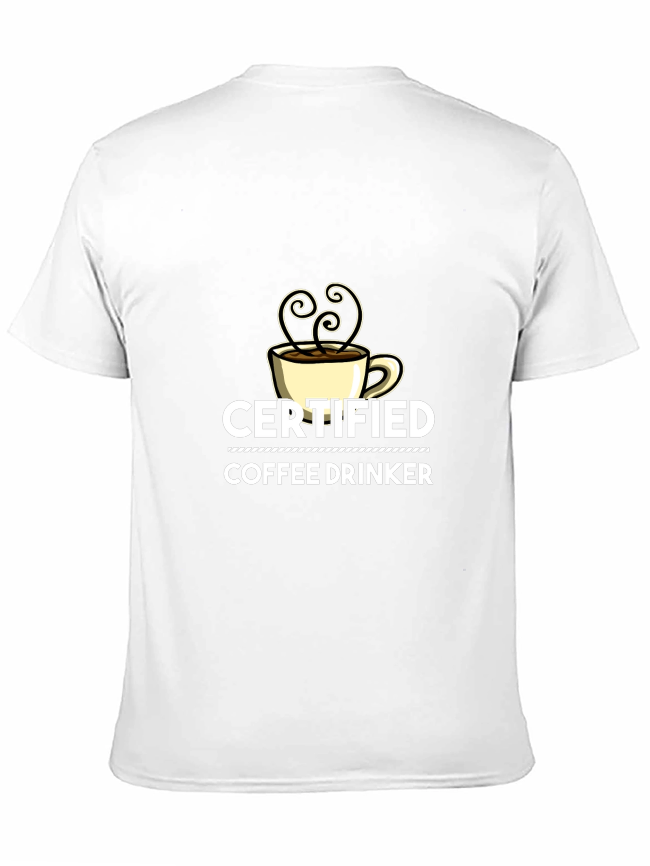 Certified Coffee Drinker Black T-Shirt