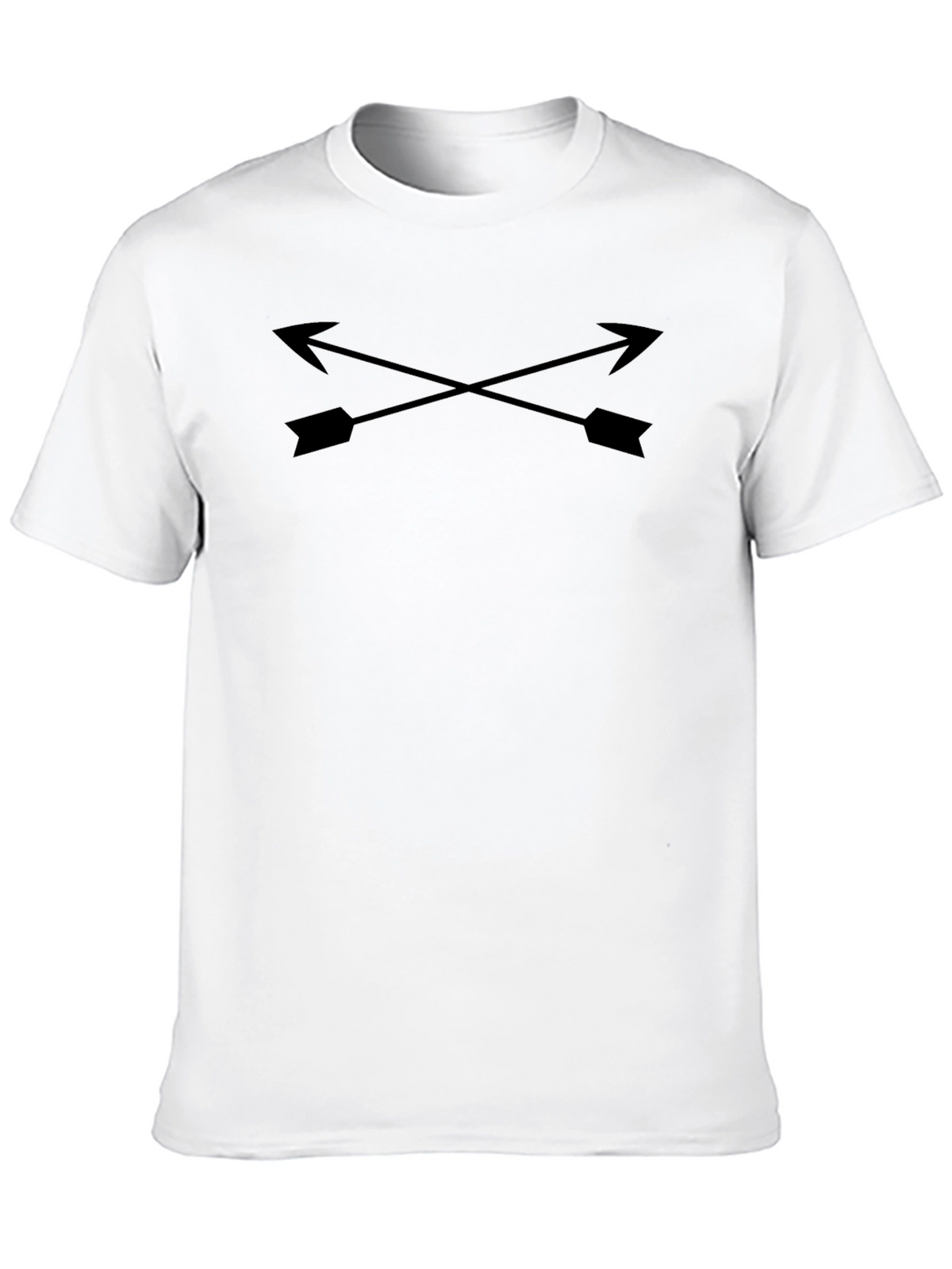 Crossed Arrows Graphic Tee - Stylish Black T-Shirt