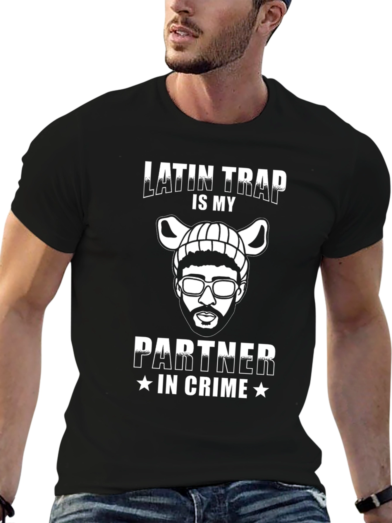 Latin Trap Partner in Crime Graphic T-Shirt