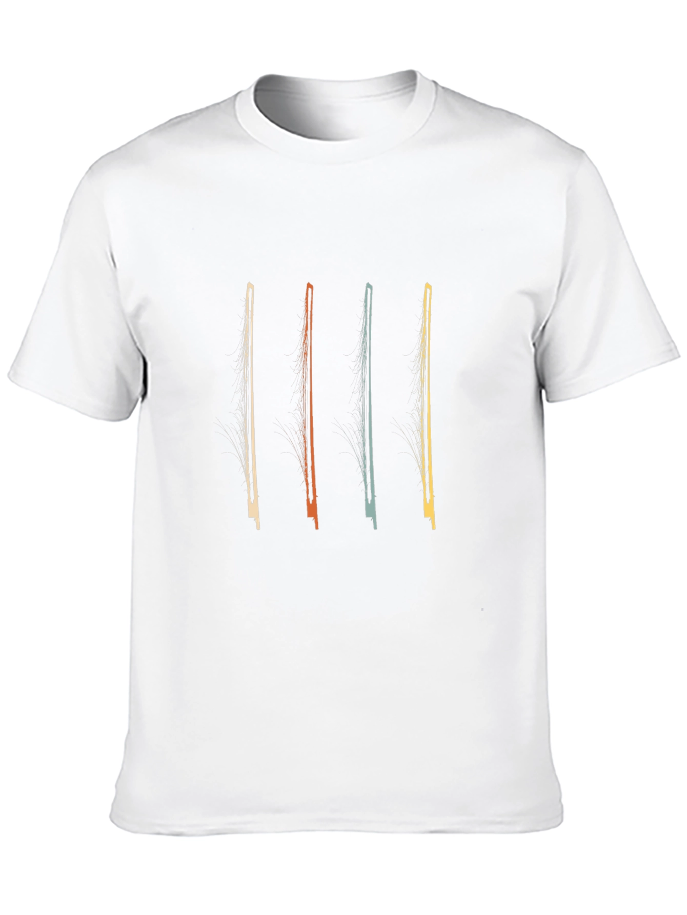 Retro Violin Bow Graphic T-Shirt