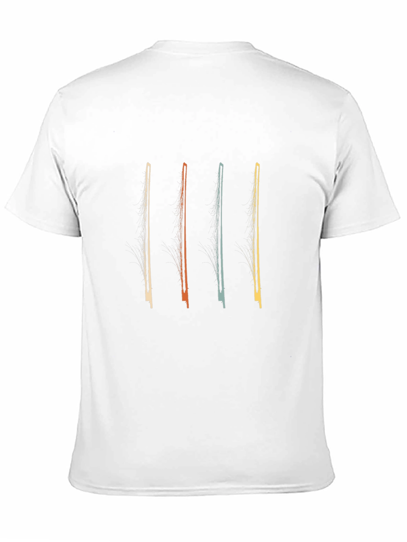 Retro Violin Bow Graphic T-Shirt